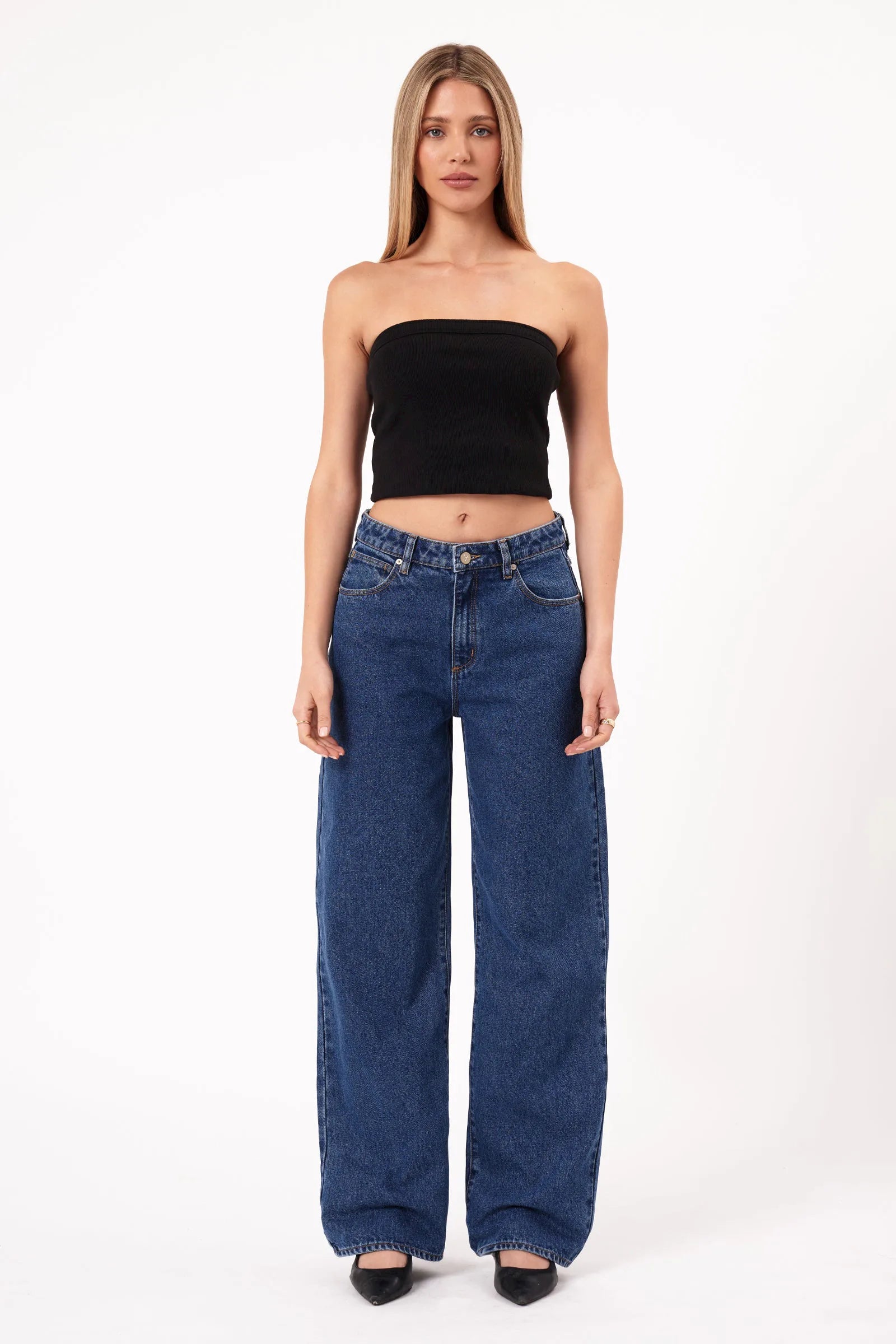 Abrand 95 Mid Baggy Bella Mid Blue - Stencil
