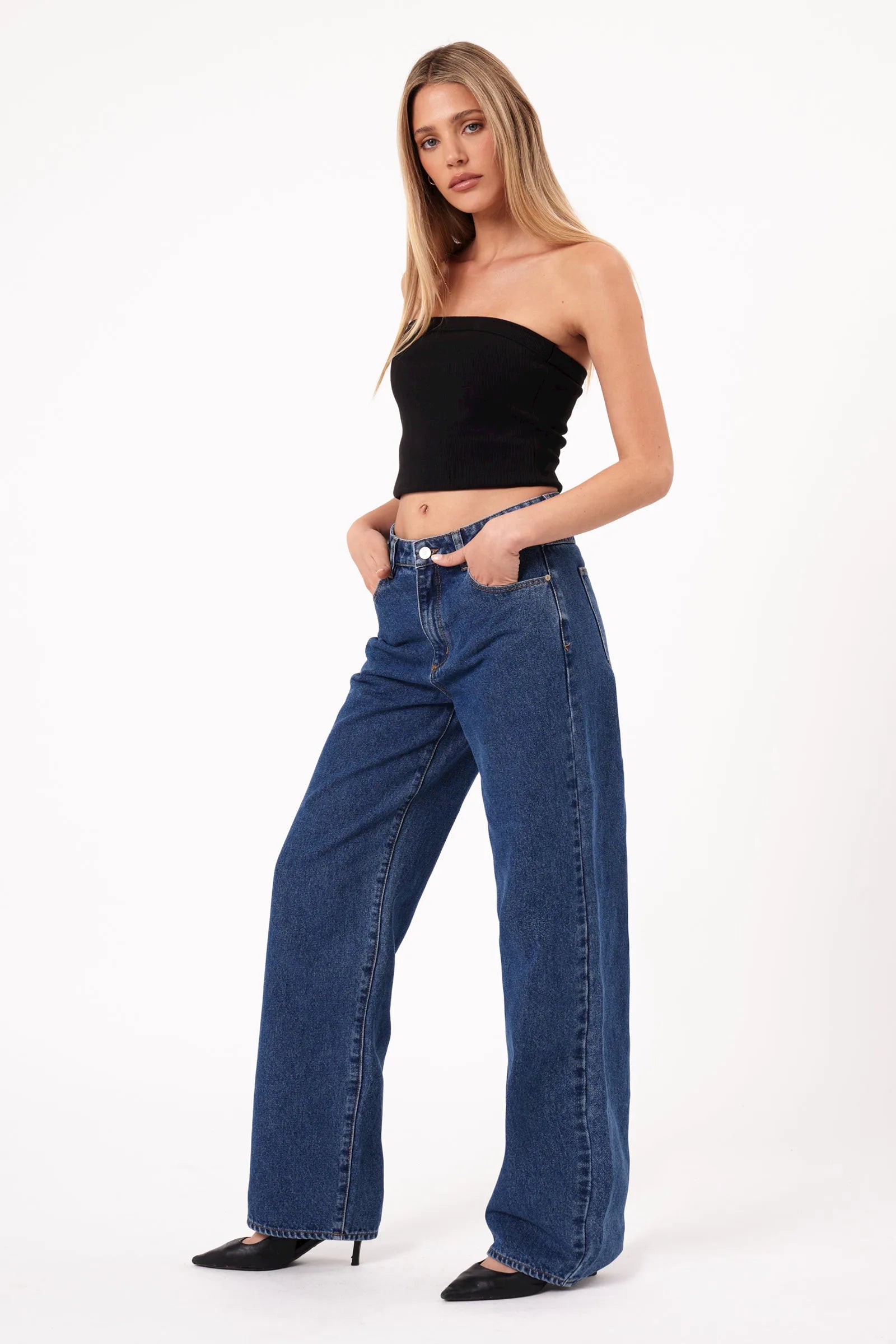 Abrand 95 Mid Baggy Bella Mid Blue - Stencil