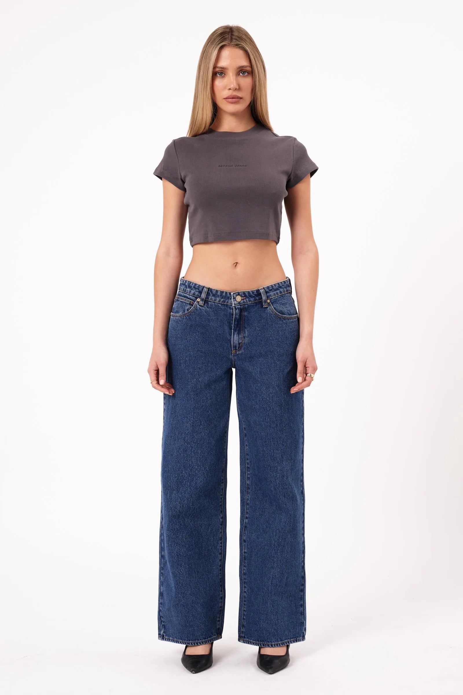 Abrand 99 Low Baggy Bella Mid Blue - Stencil