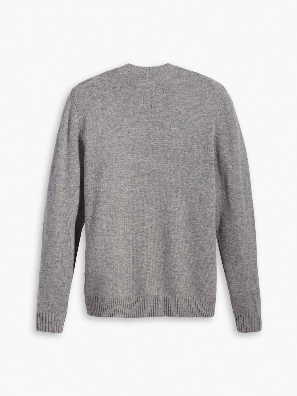 Levi's Original Housemark Sweater - Mid Tone Grey Heather - Stencil