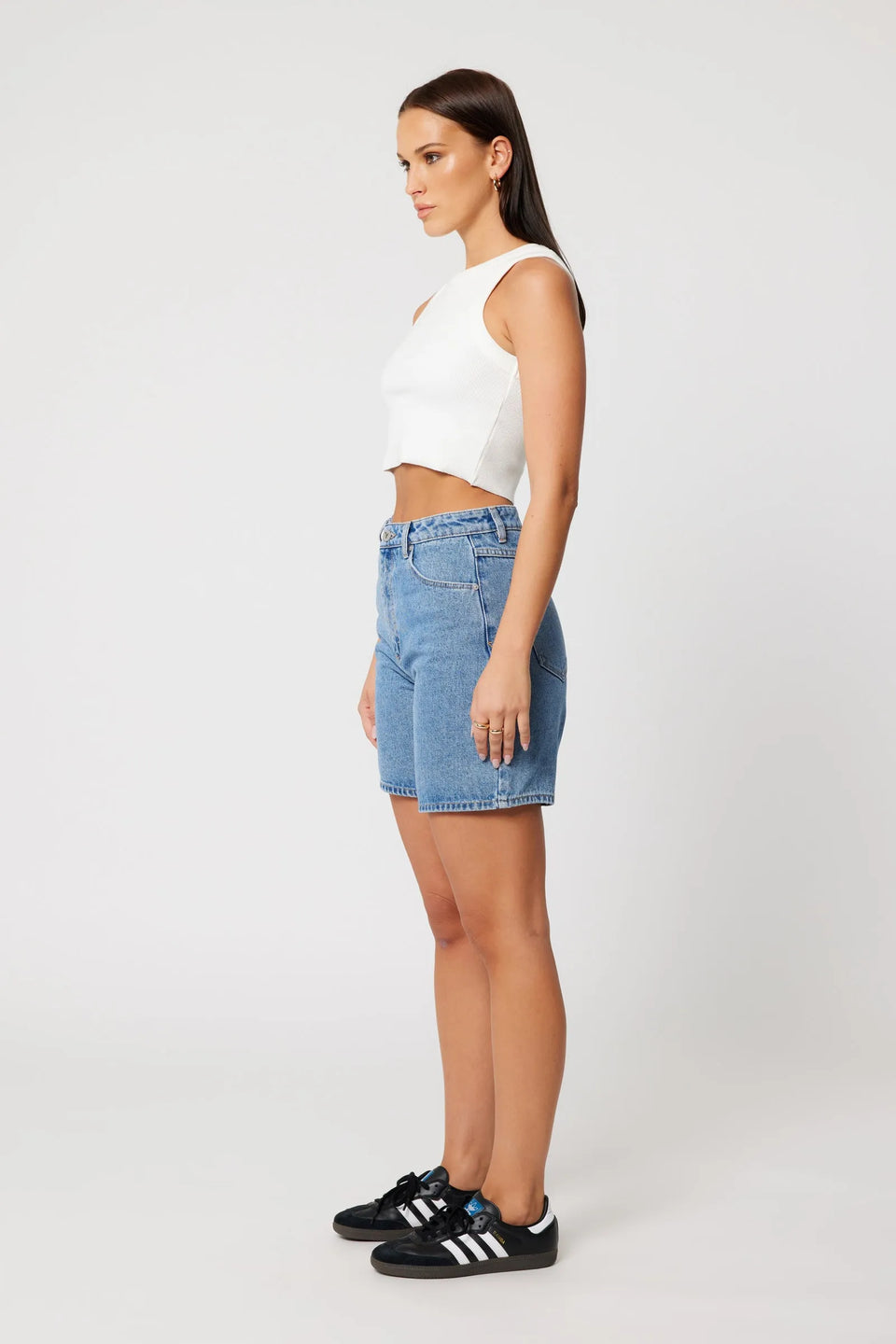 Abrand A Carrie Short - Naomi Mid Vintage Blue