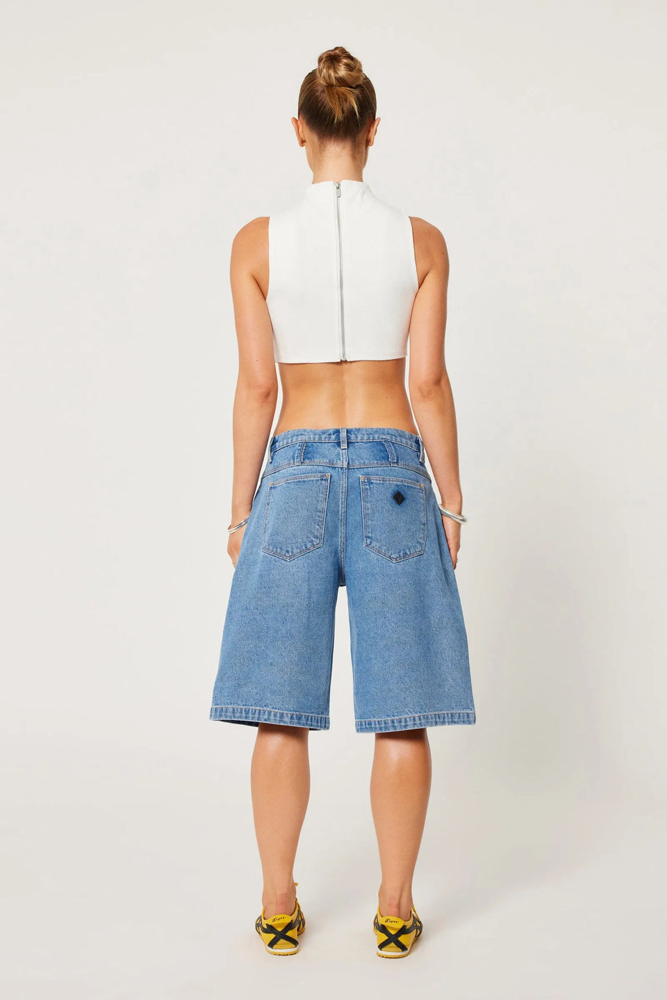 Abrand 95 Super Baggy Jort - Naomi - Mid Blue