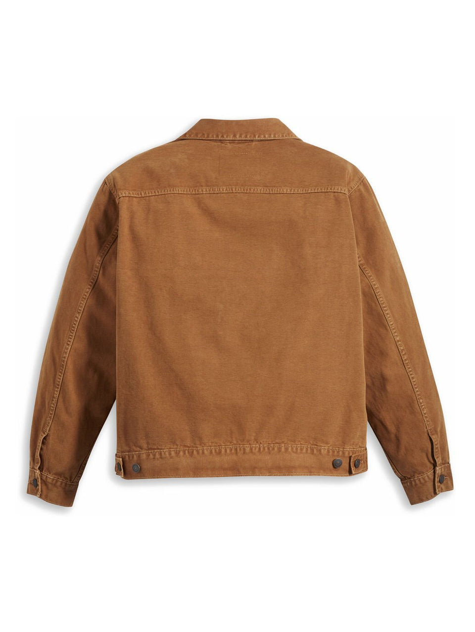 Levis Men's Sunrise trucker Jacket Dark Ginger Garment Dye