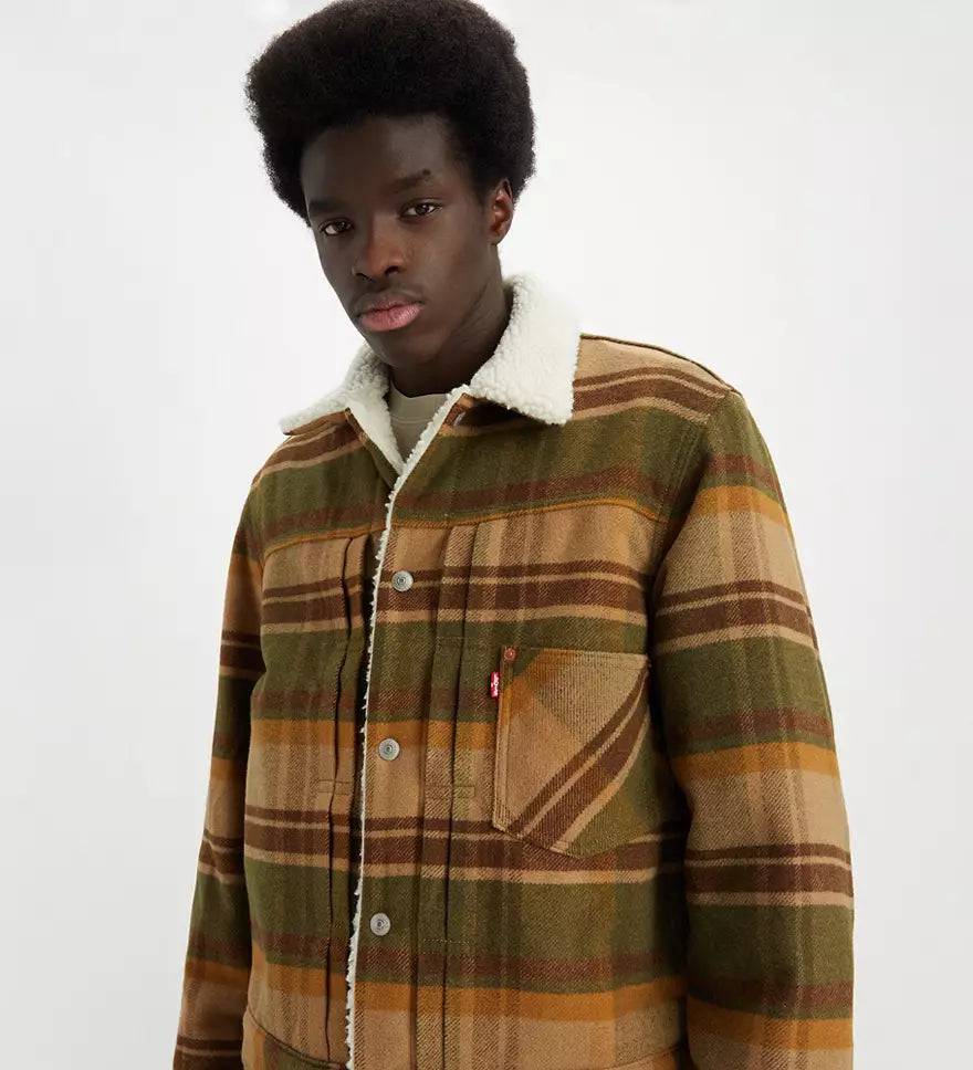 Levi's wool trucker hot sale