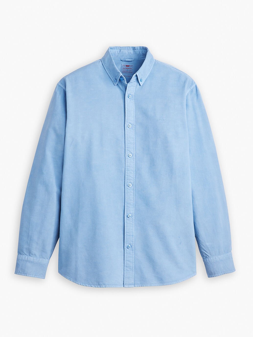 Levis Men's Authentic Button Down Shirt Allure Garment Dyed - Stencil