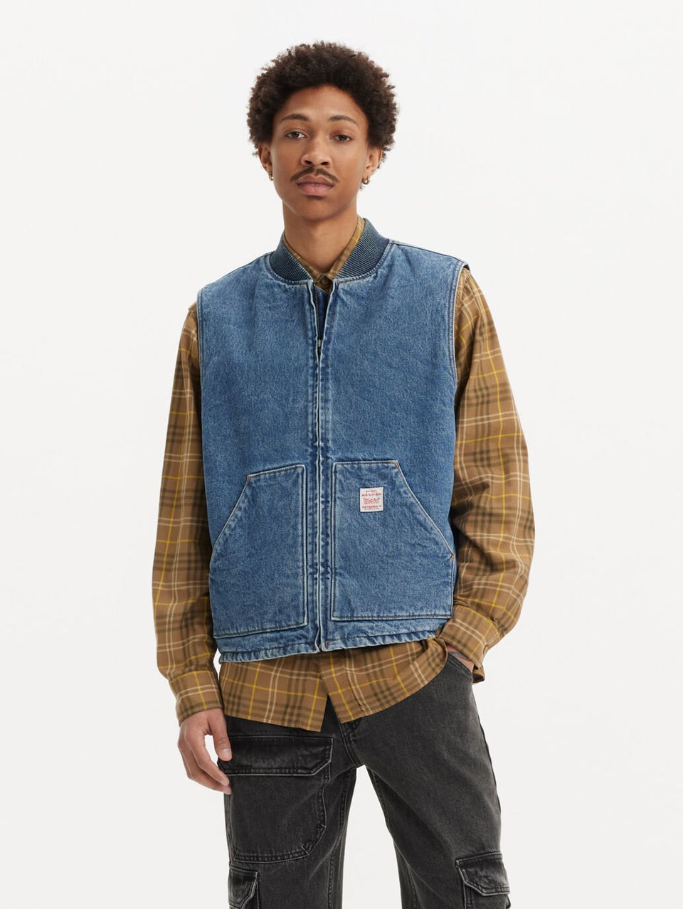 Levis Men's Sansome Vest - Vintage Indigo X