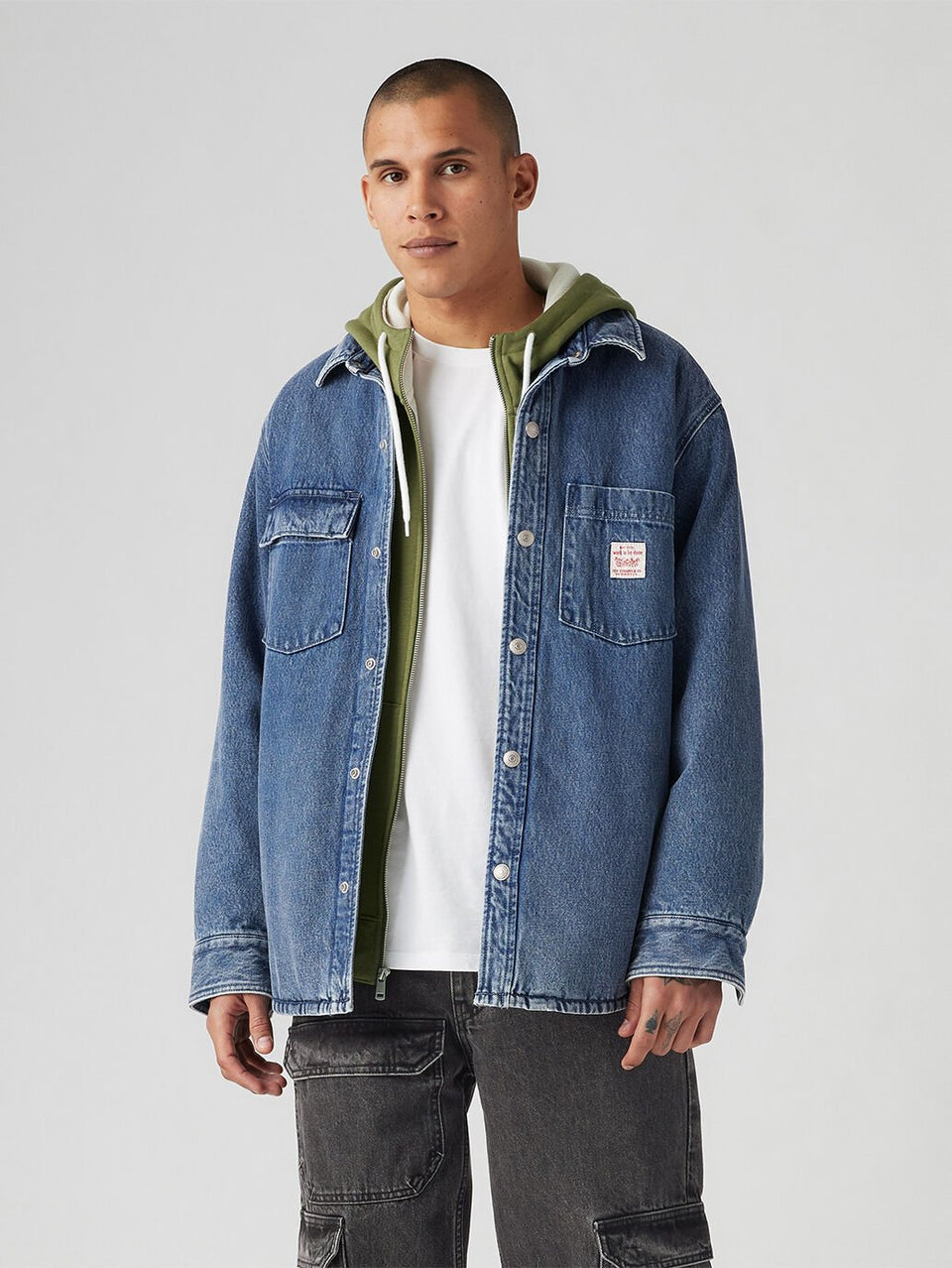 Levi's Men's Telegraph Overshirt - Get Involved