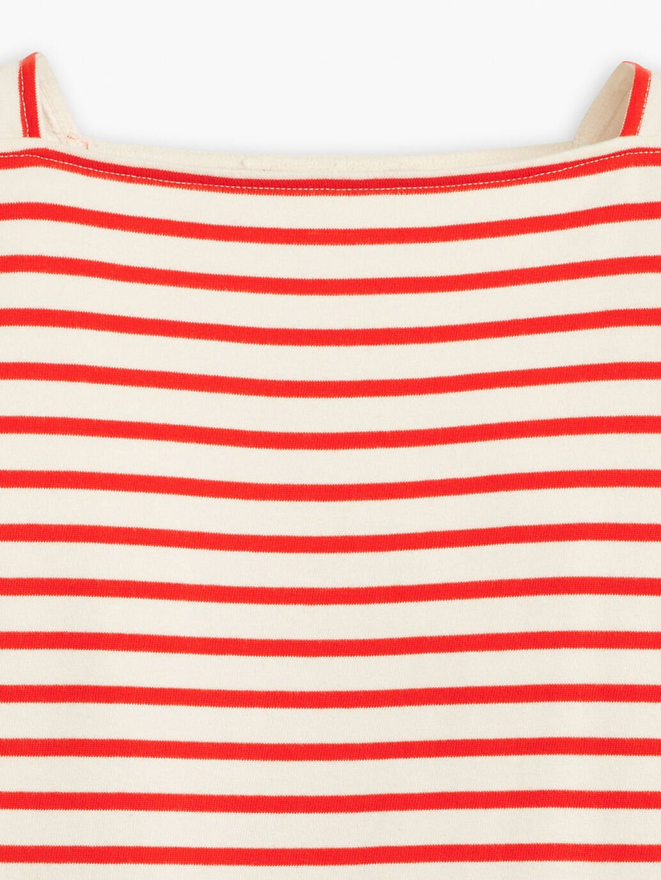 Levi's Women's Bay Sailor LS Tee - Open Water Stripe Flame Scarlet