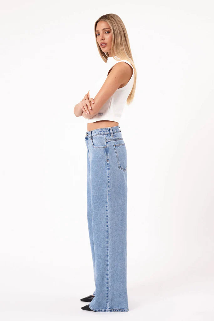 Abrand 95 Mid Super Baggy - Gigi - Mid Blue