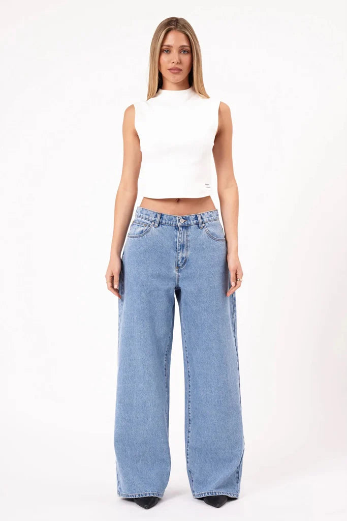 Abrand 95 Mid Super Baggy - Gigi - Mid Blue