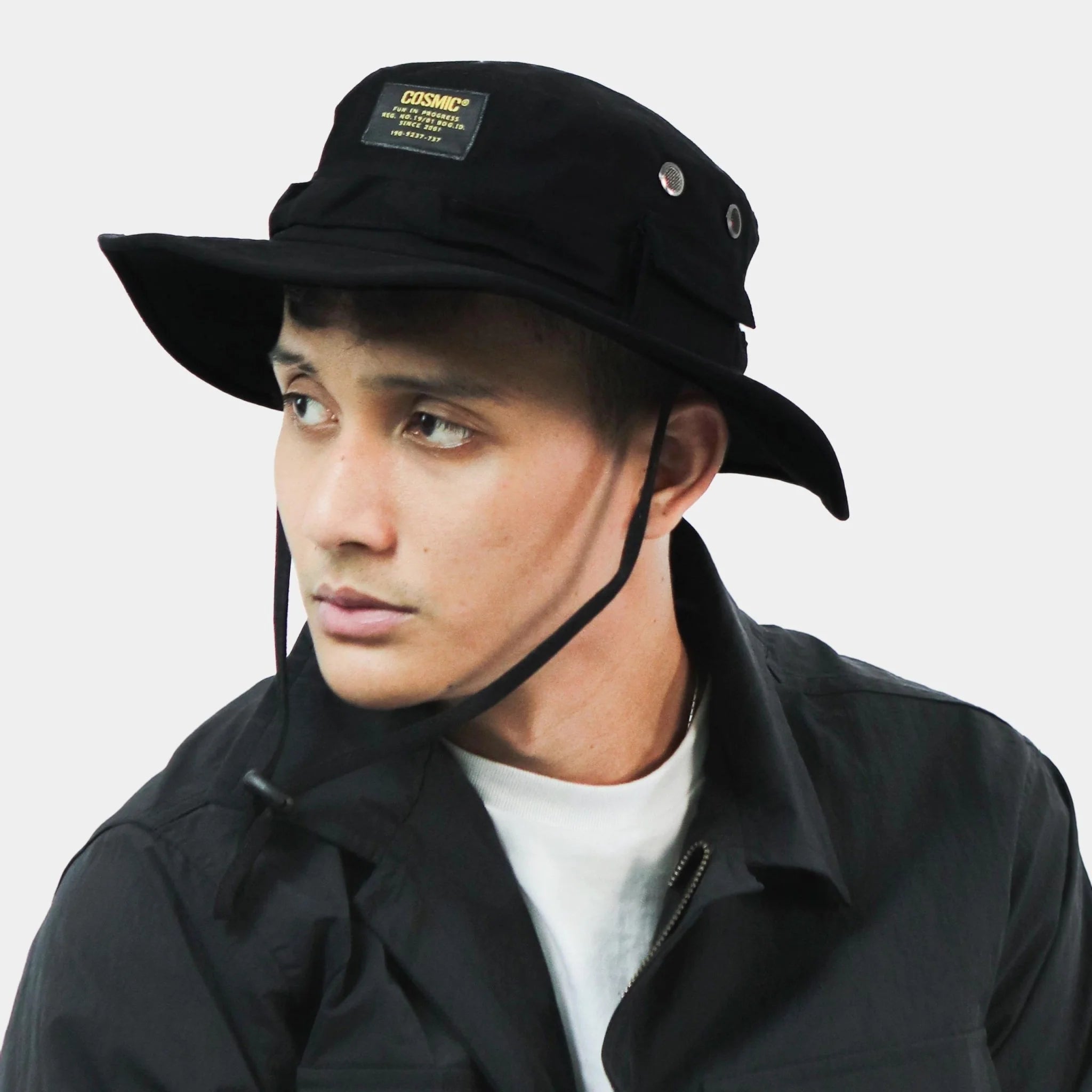 Cosmic Brackley Bucket Hat - Black