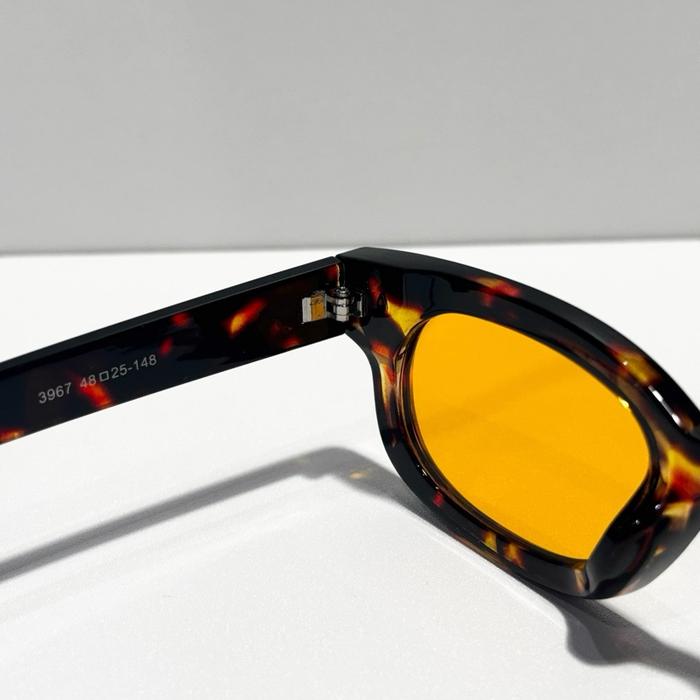 FL Eyewear Bradley Tort / Orange Lens - Stencil