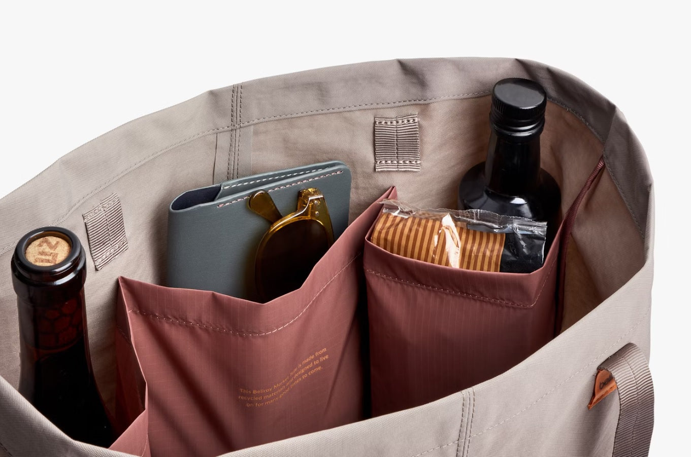 Bellroy Market Tote - Taupe - Stencil
