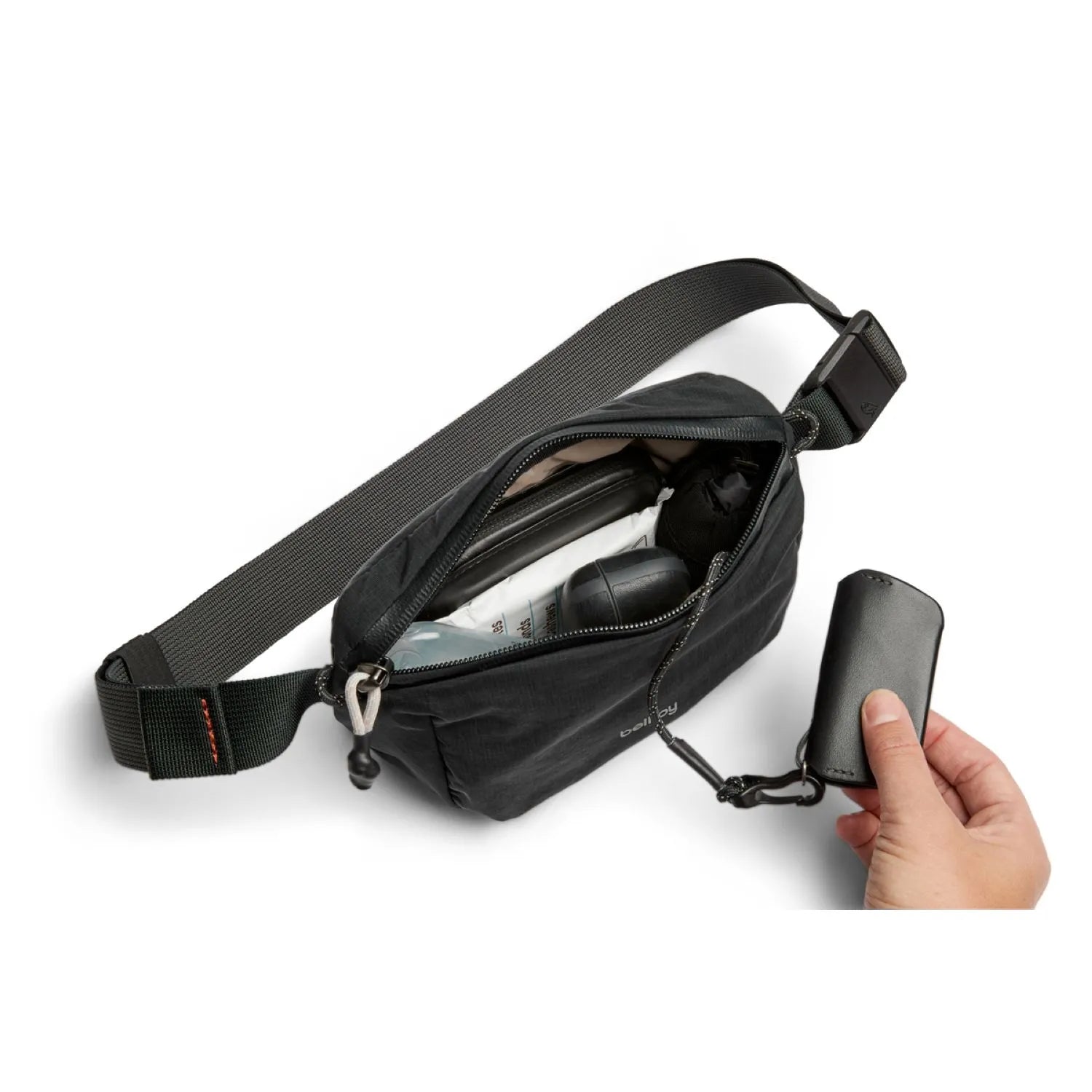 Bellroy Lite Belt Bag Black - Stencil