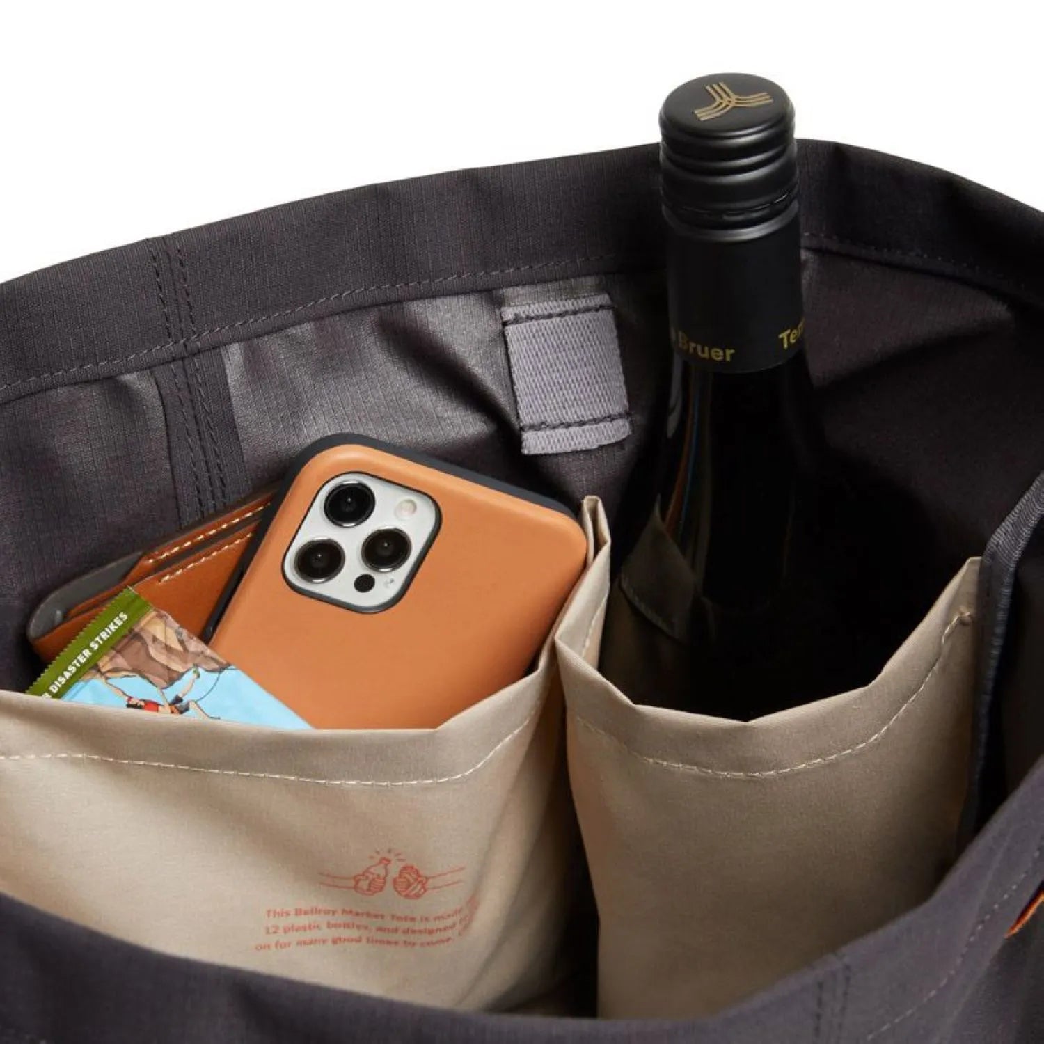 Bellroy Market Tote - Black - Stencil