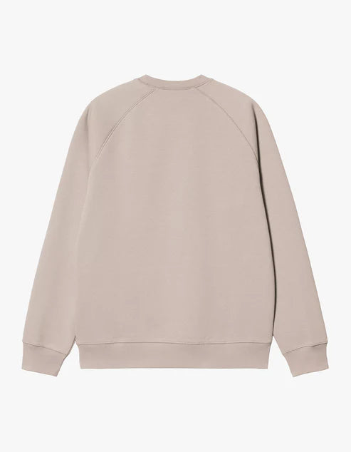 Carhartt Chase Sweatshirt - Dusky Beige / Gold - Stencil