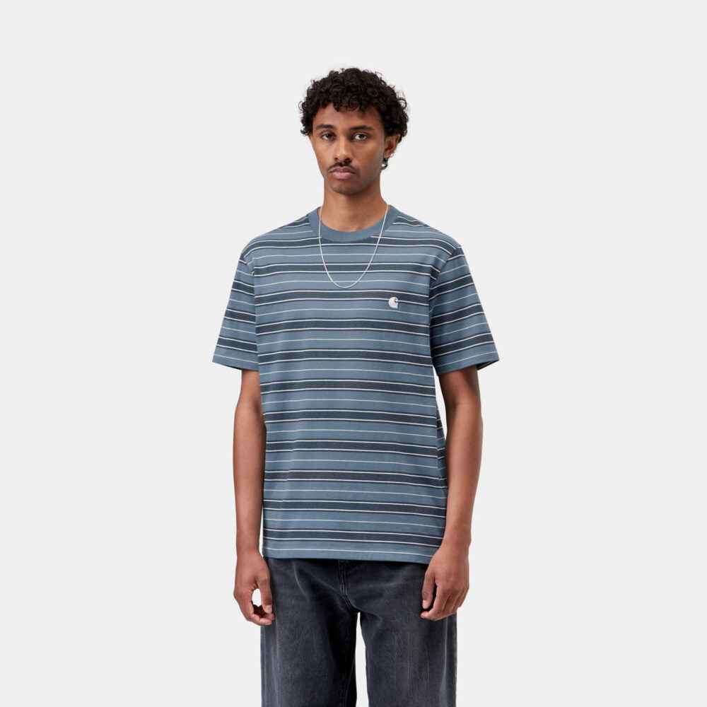 Carhartt S/S Bronson T-Shirt - Bronson Stripe, Icesheet