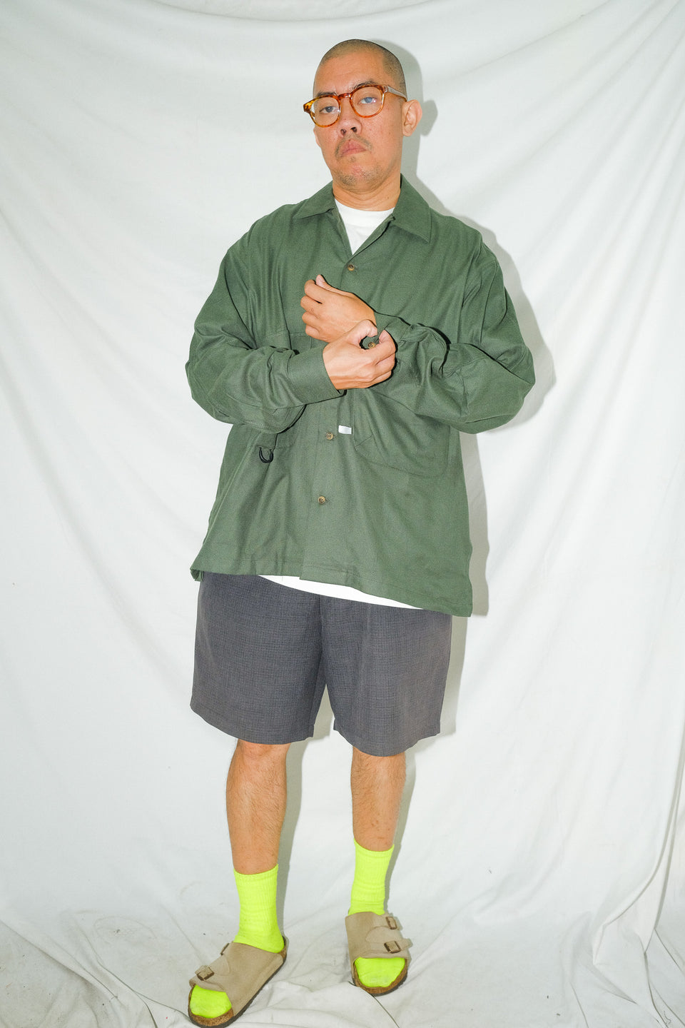 Paper Bold Flannel - Olive