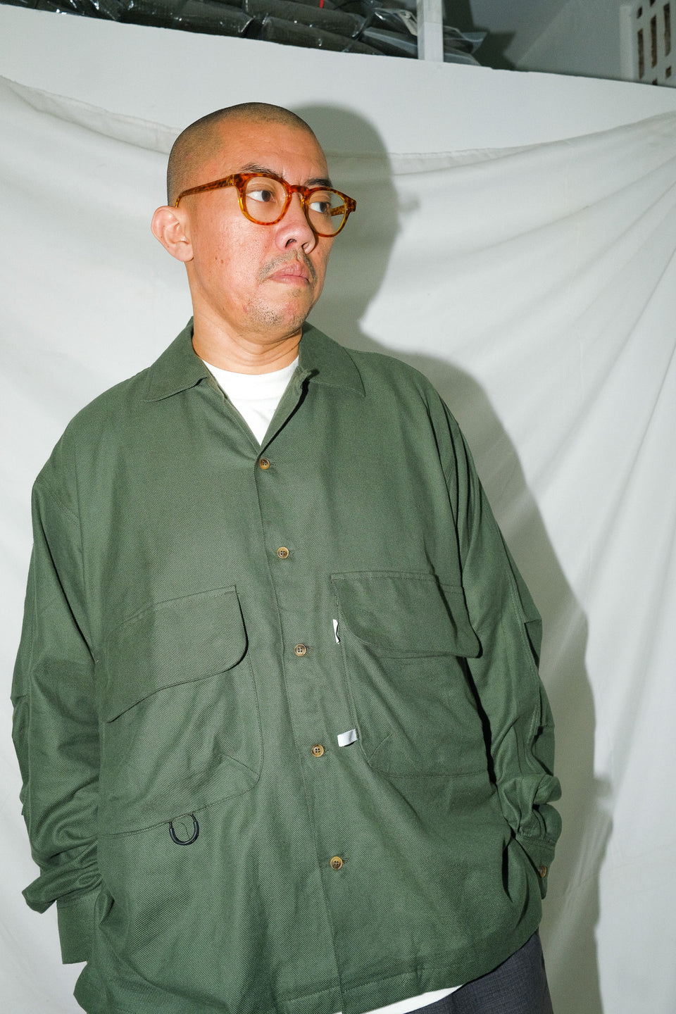 Paper Bold Flannel - Olive