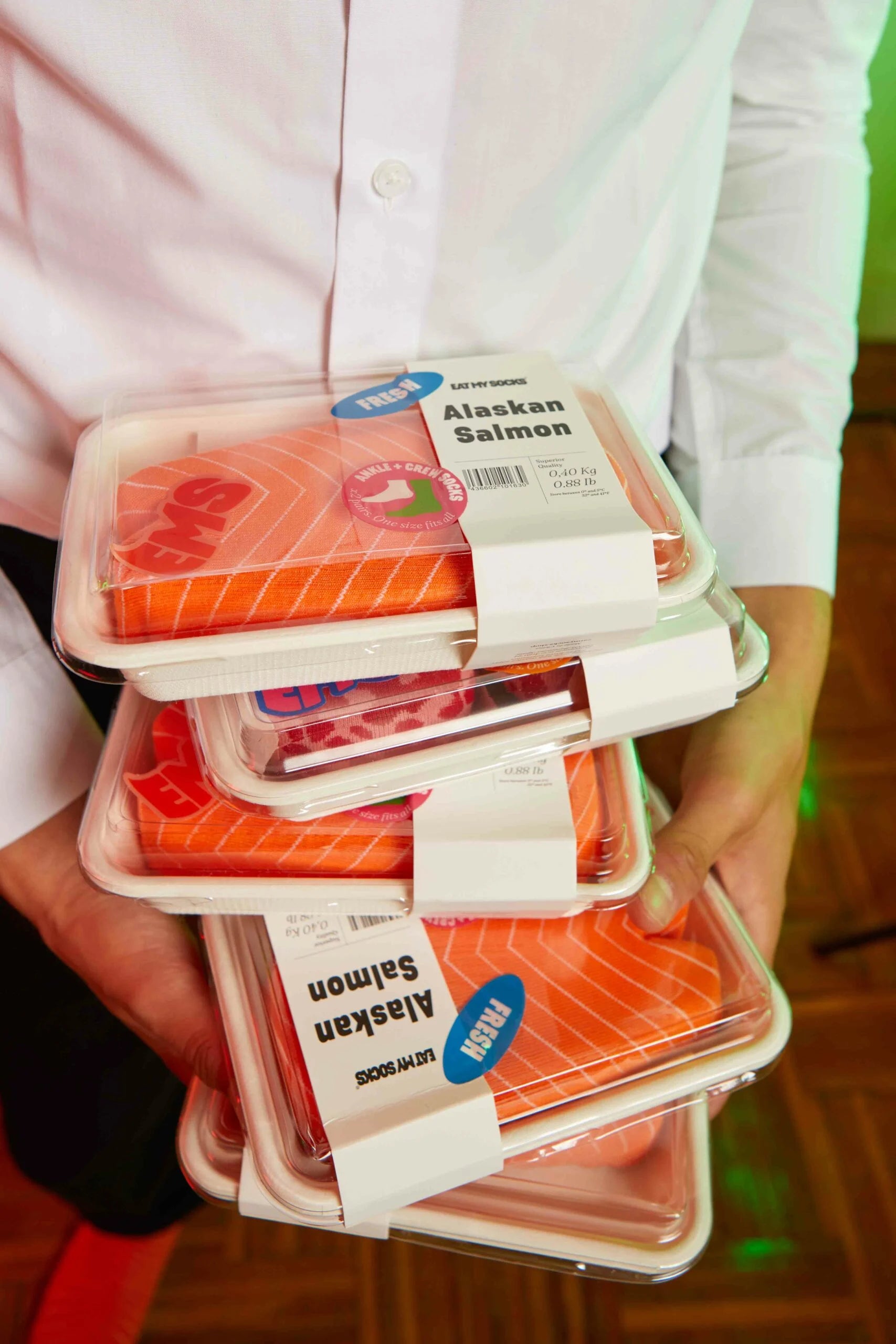 Eat My Socks - Alaskan Salmon - 2 Pairs