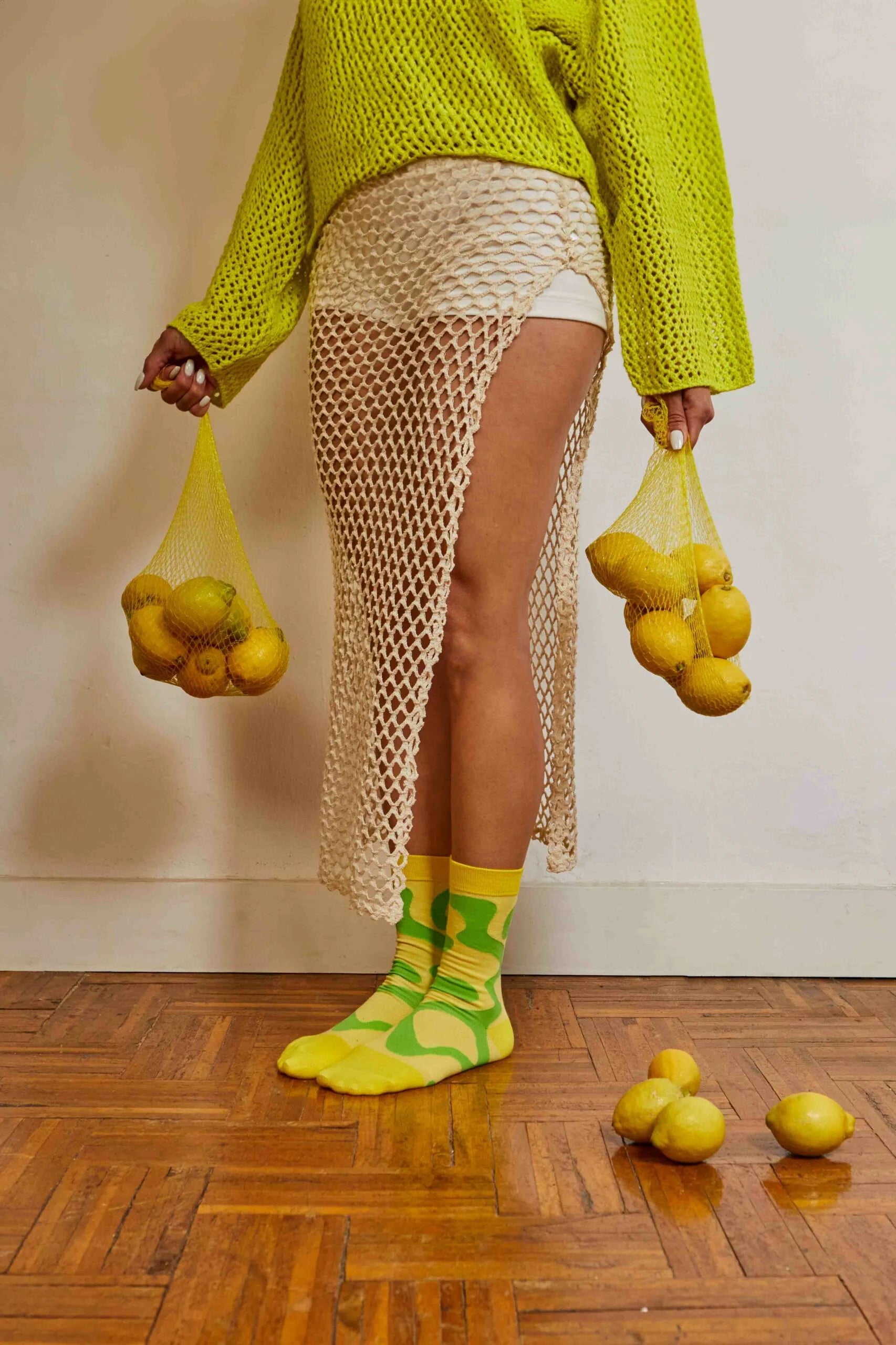 Eat My Socks - Fresh Lemons - 2 Pairs - Stencil