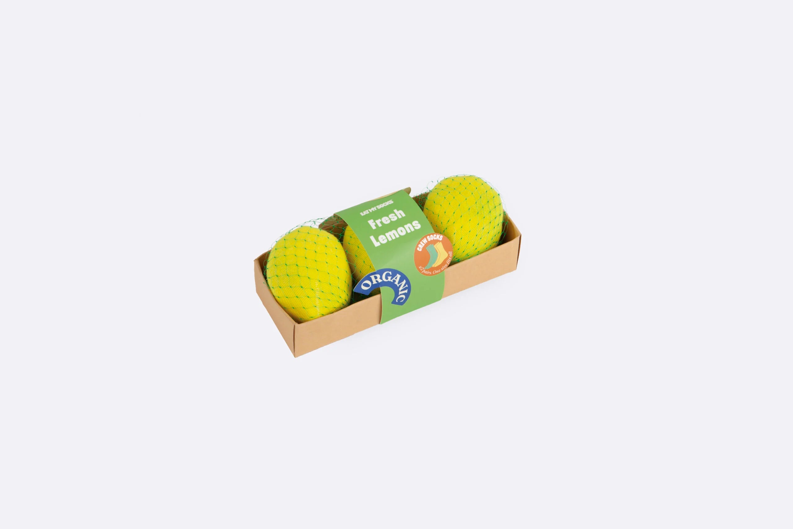 Eat My Socks - Fresh Lemons - 2 Pairs - Stencil