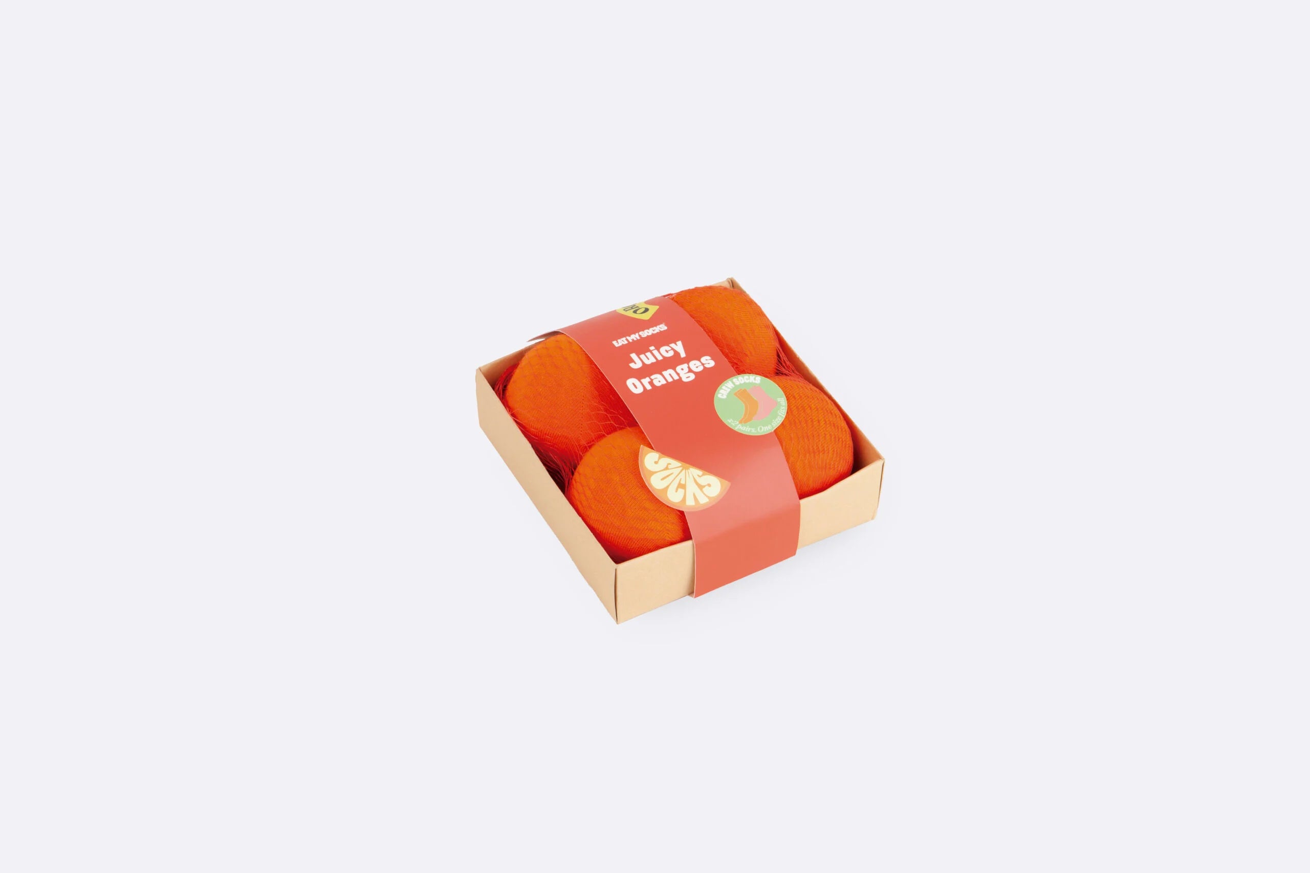 Eat My Socks - Juicy Oranges - 2 Pairs