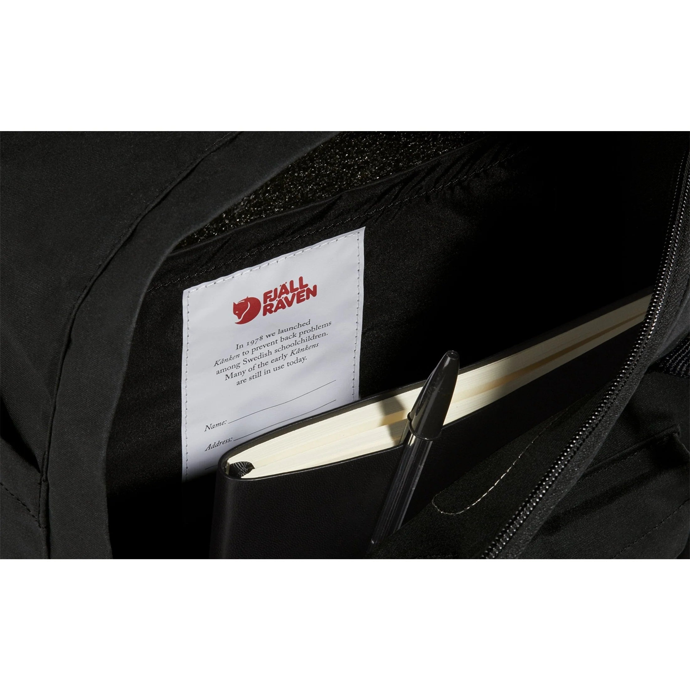 Fjallraven Kanken Backpack 13in Laptop - Black
