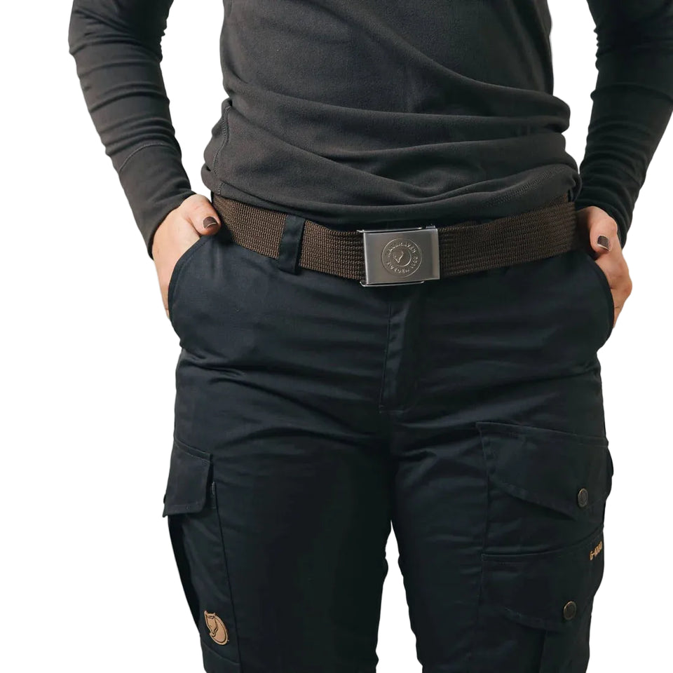 Fjallraven 1960 Logo Belt - 633 Dark Olive - Stencil