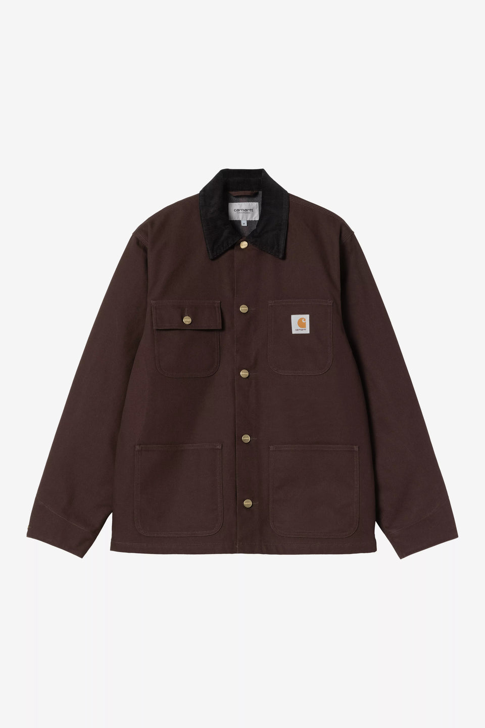 Carhartt Michigan Coat - Tobacco / Black Rigid - Blanket Lined