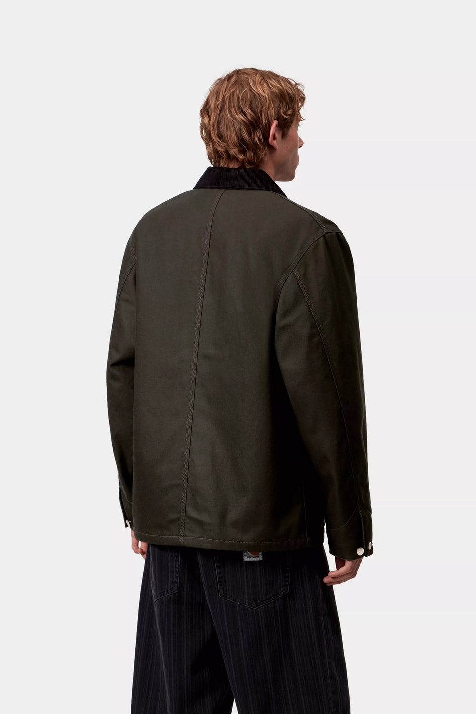 Carhartt Michigan Coat - Olive / Black Rigid - Blanket Lined
