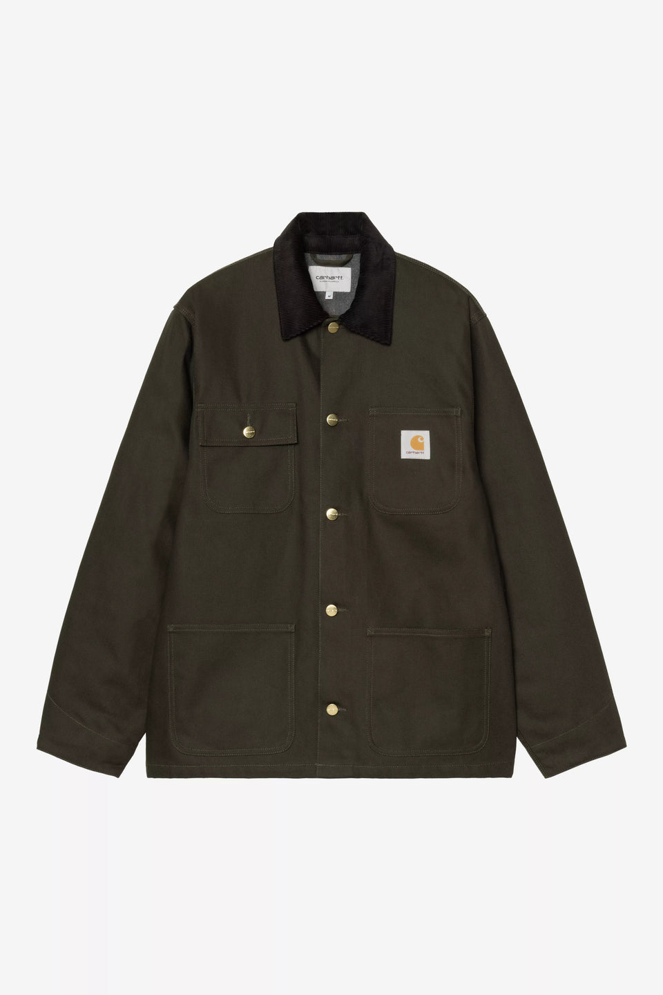 Carhartt Michigan Coat - Olive / Black Rigid - Blanket Lined