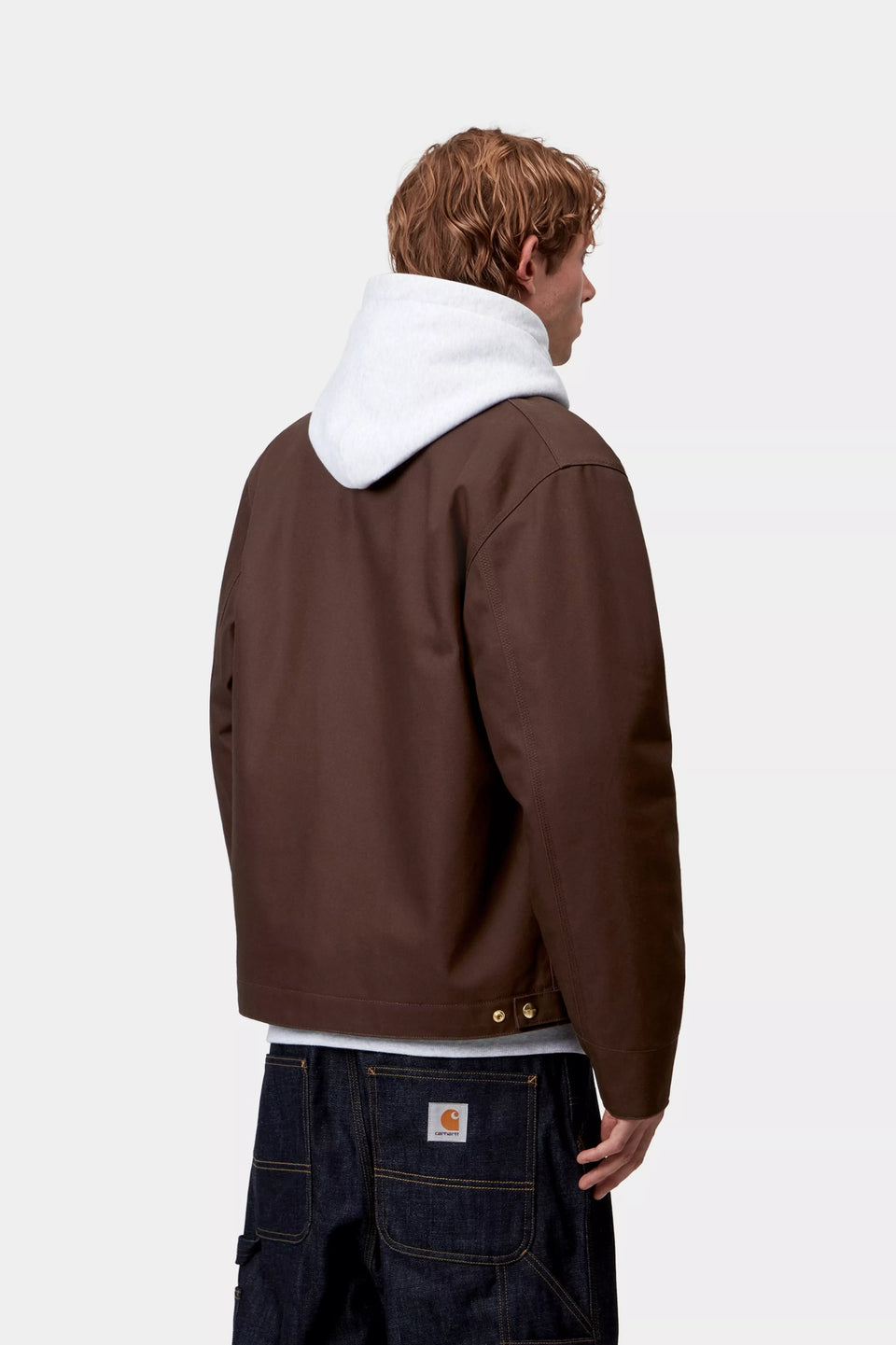 Carhartt Detroit Jacket - Tobacco / Black Rigid - Blanket Lined