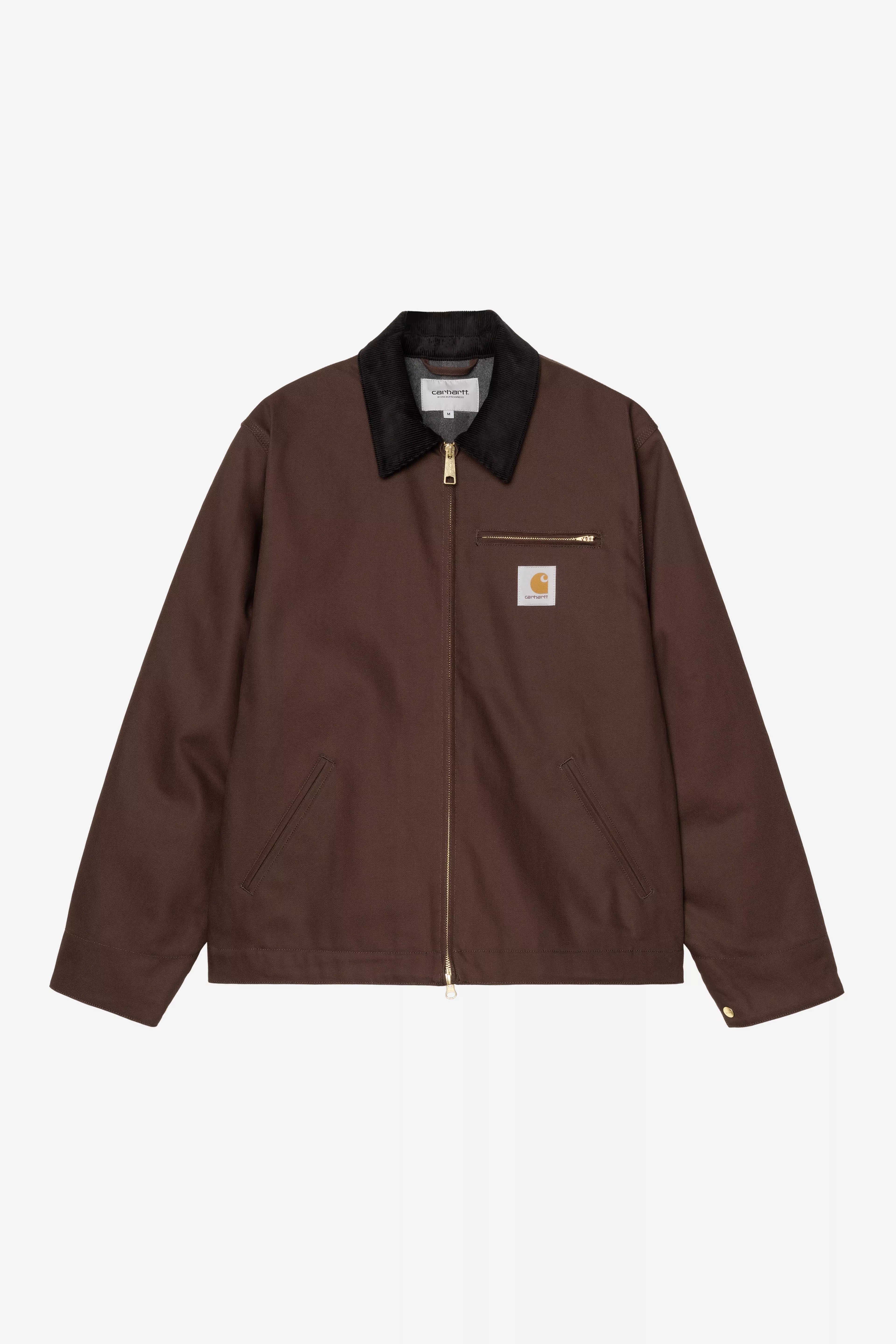 Carhartt Detroit Jacket - Tobacco / Black Rigid - Blanket Lined