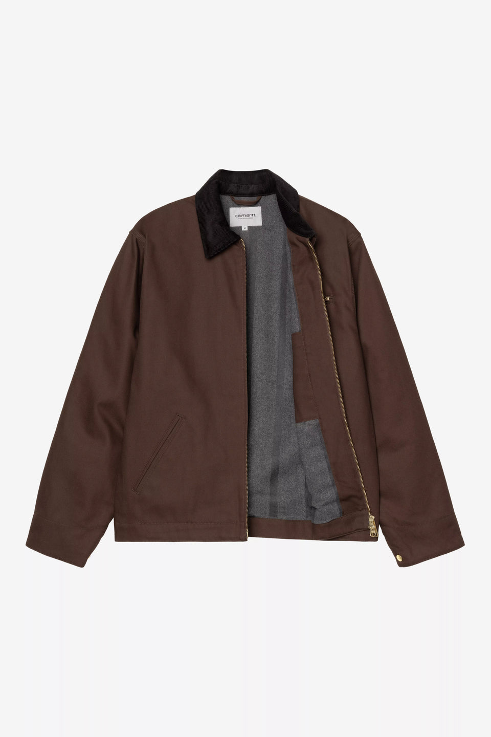 Carhartt Detroit Jacket - Tobacco / Black Rigid - Blanket Lined