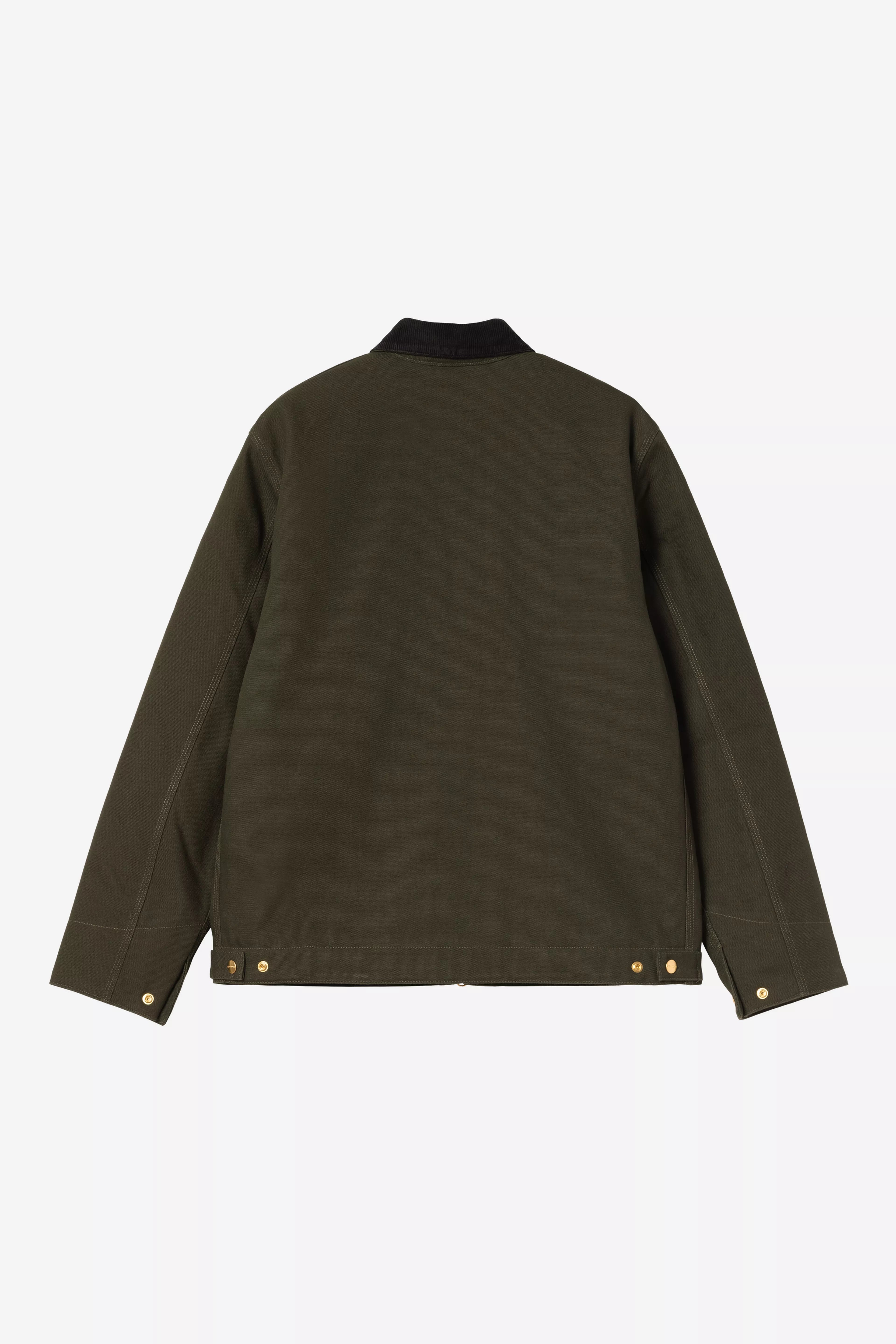 Carhartt Detroit Jacket - Olive / Black Rigid - Blanket Lined - Stencil