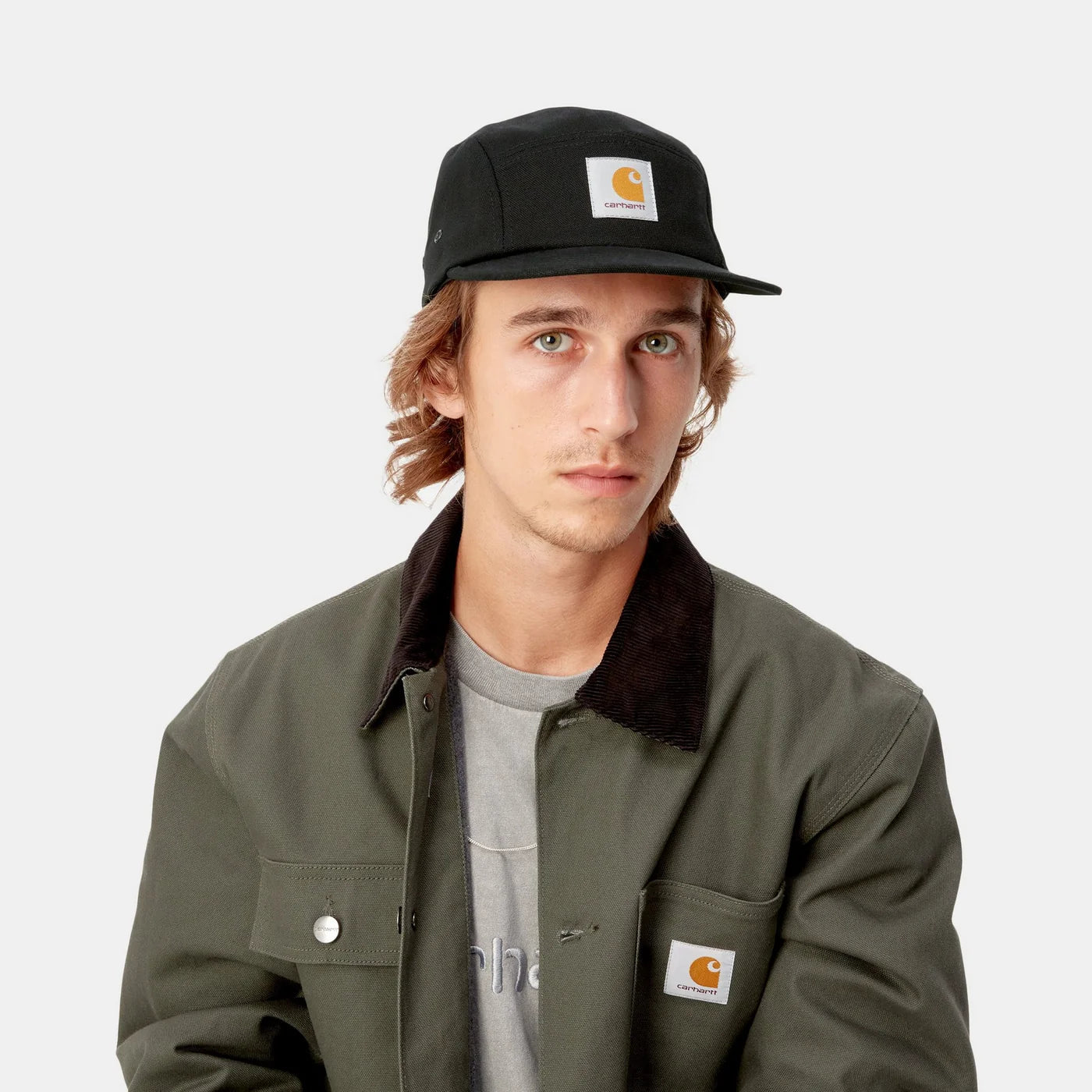 Carhartt Backley Cap - Black - Stencil