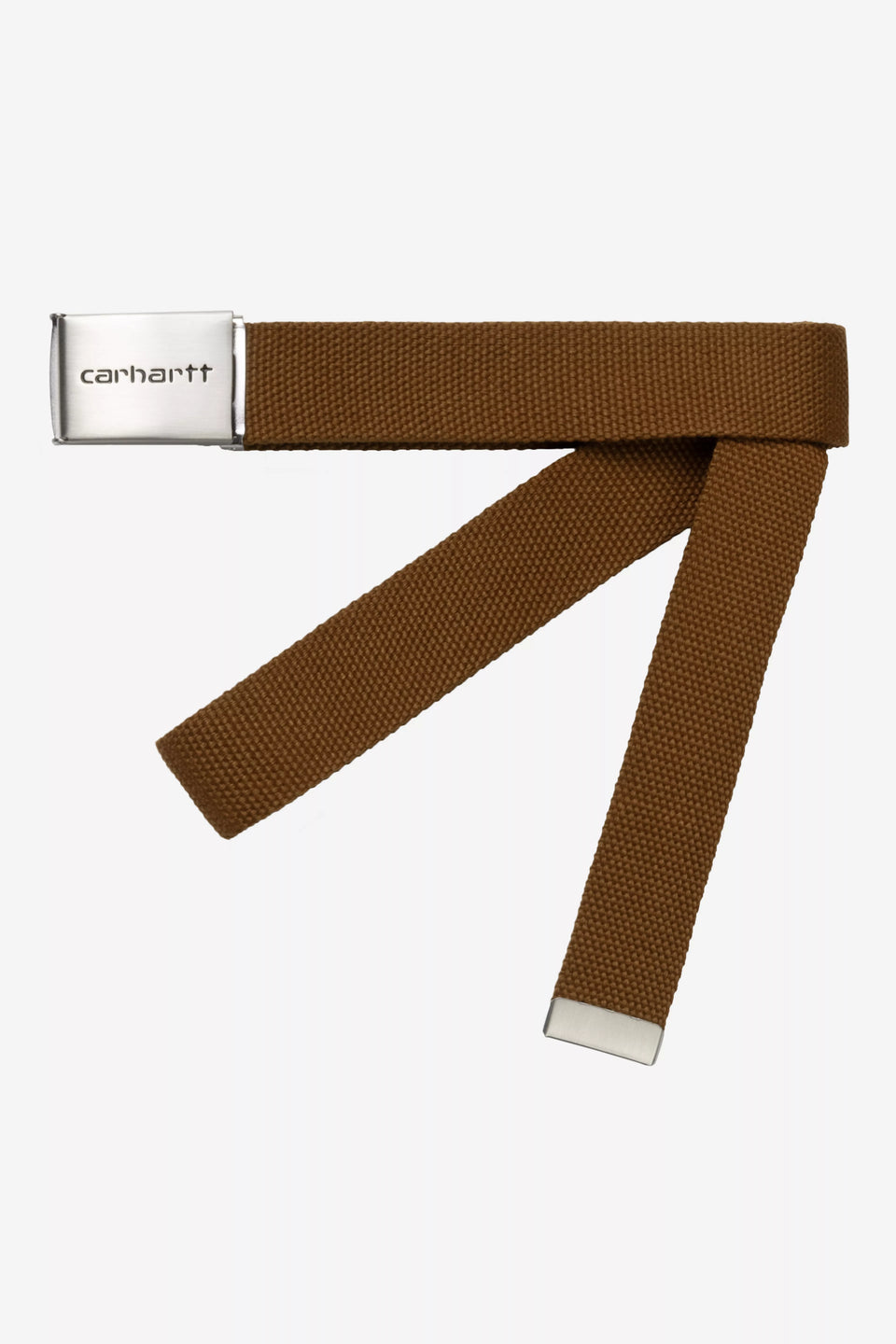 Carhartt Clip Belt Chrome - Hamilton Brown