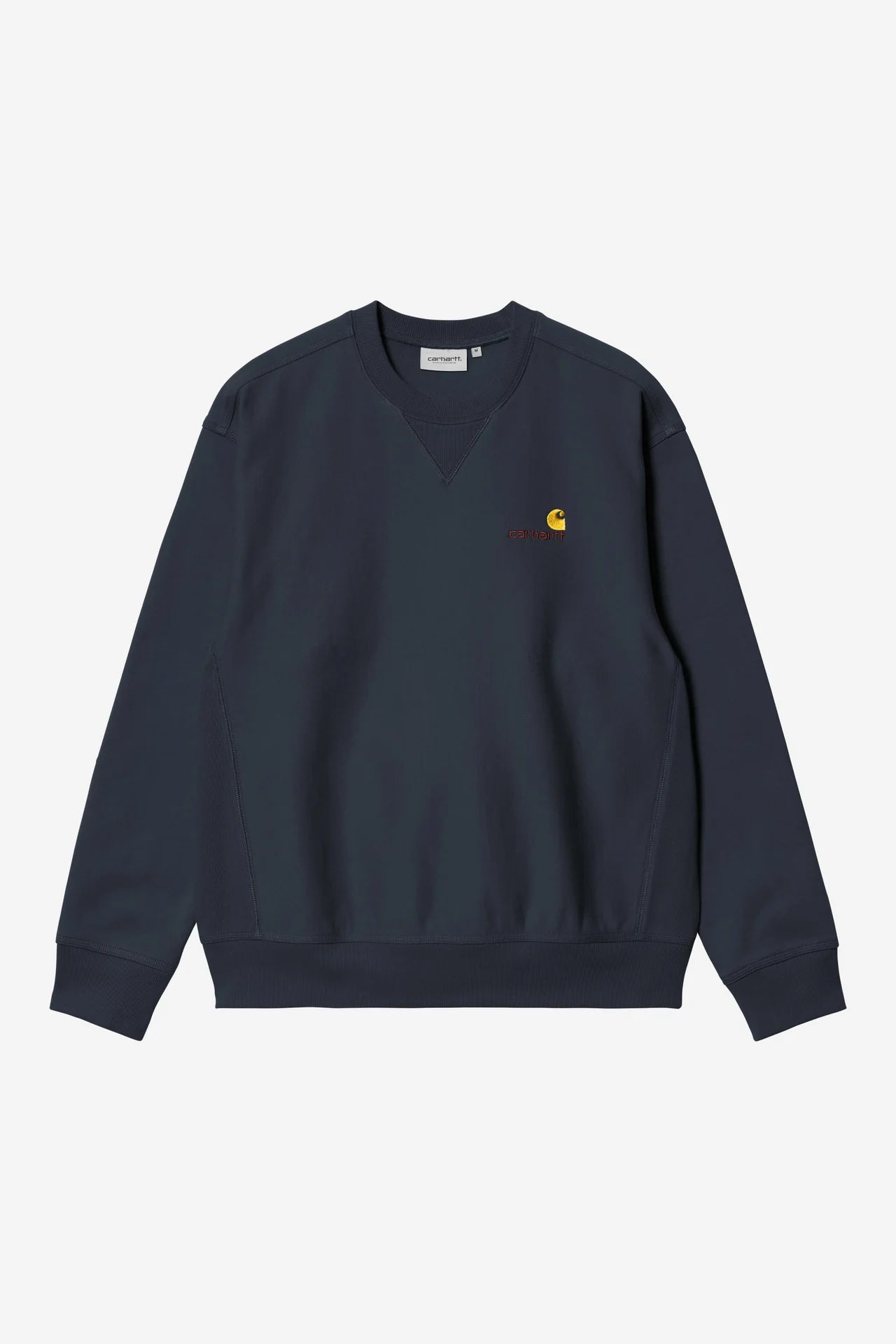 Carhartt American Script Sweat - Deep Night - Stencil