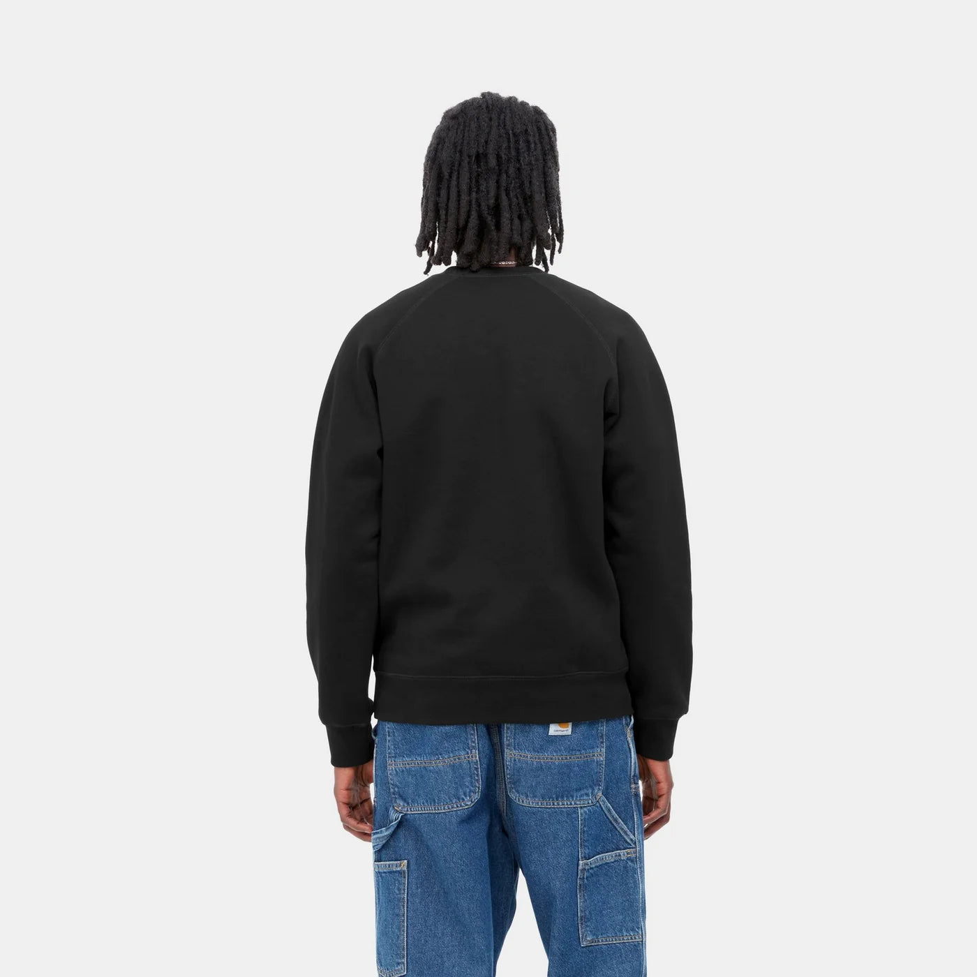 Carhartt Chase Sweat Black/ Gold - Stencil