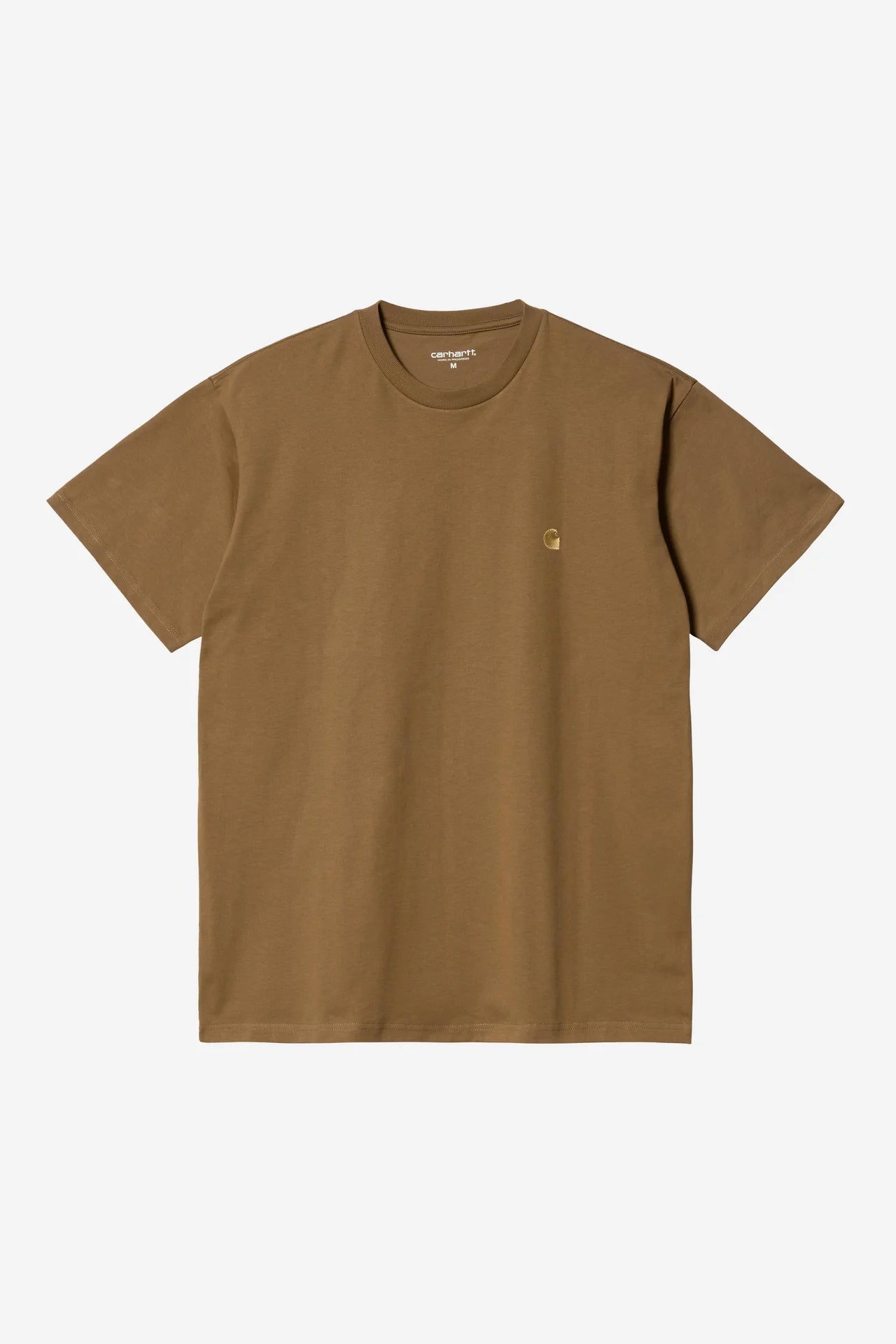 Carhartt S/S Chase T-Shirt - Hamilton Brown/Gold - Stencil