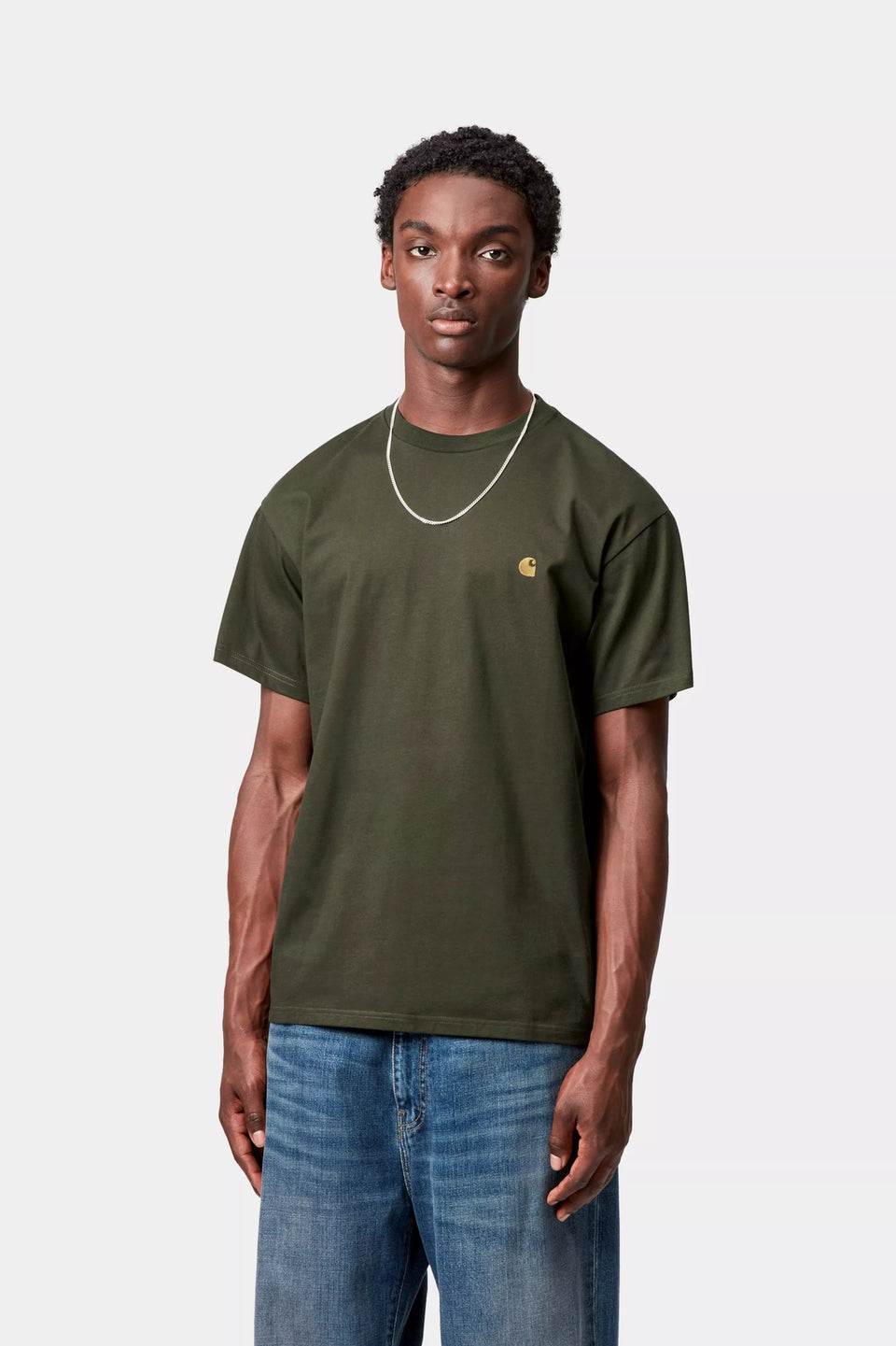 Carhartt S/S Chase Tee - Olive / Gold