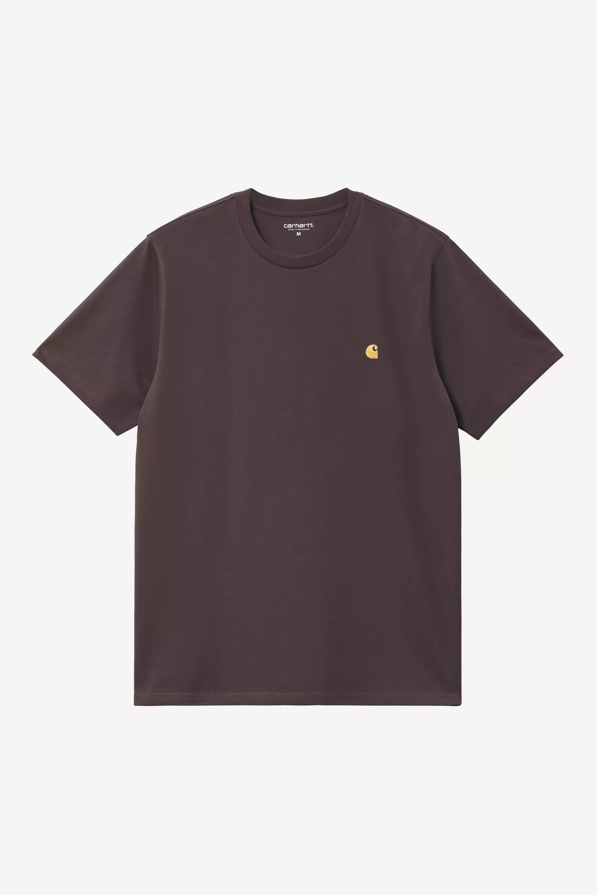 Carhartt S/S Chase T-Shirt - Shale / Gold - Stencil
