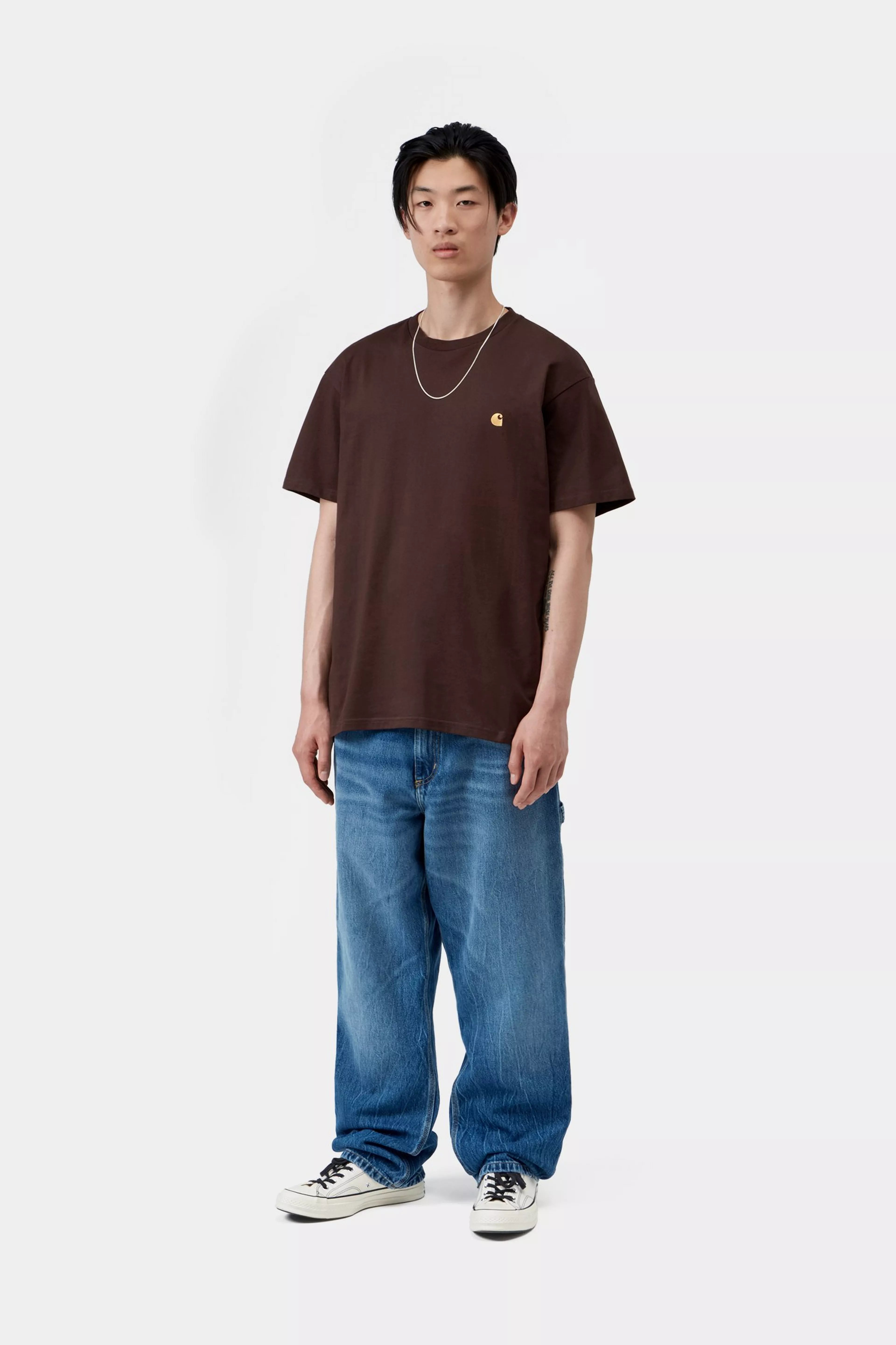 Carhartt S/S Chase T-Shirt - Palisander / Gold