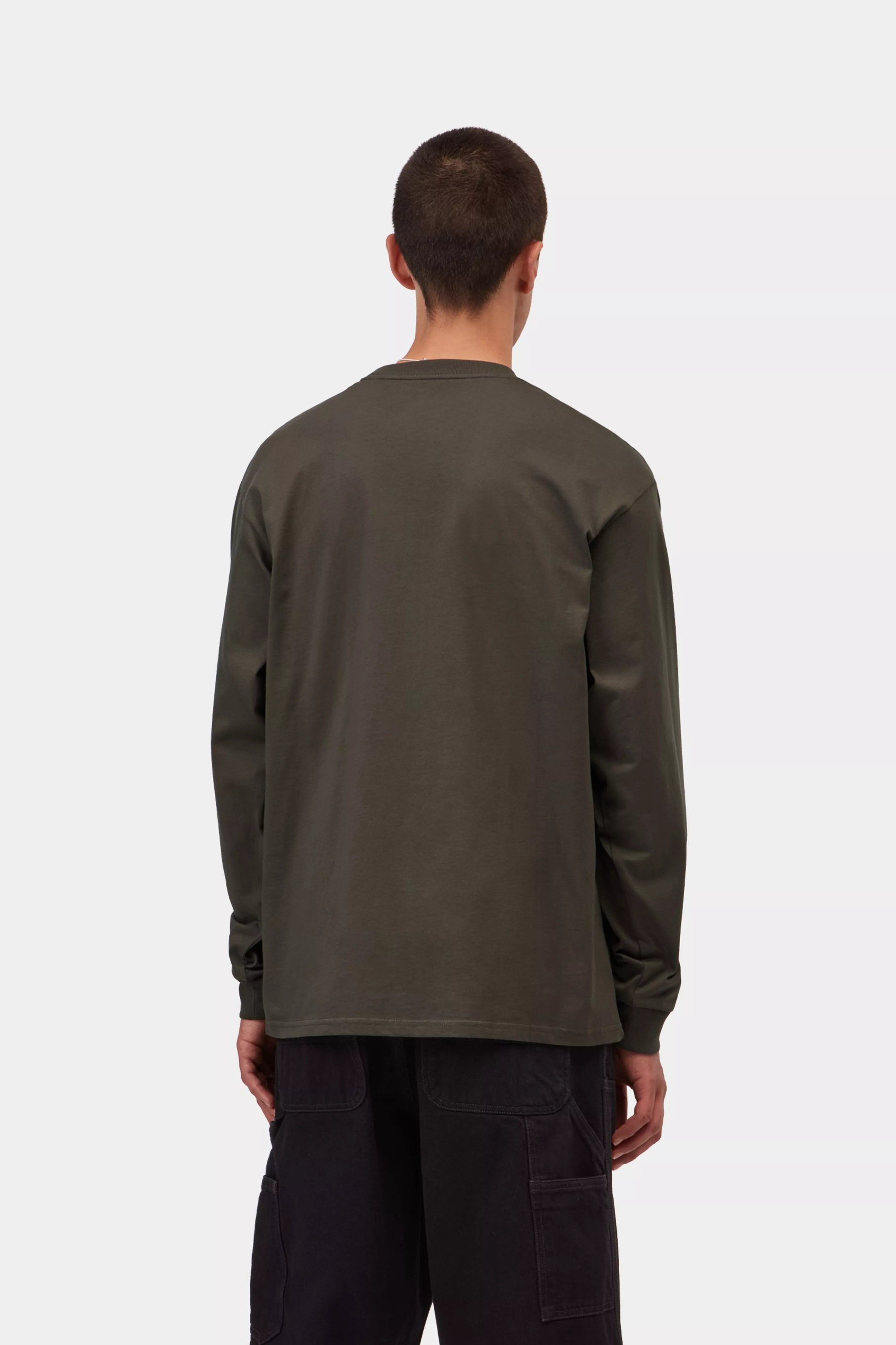 Carhartt L/S Chase T-Shirt - Shungite / Gold