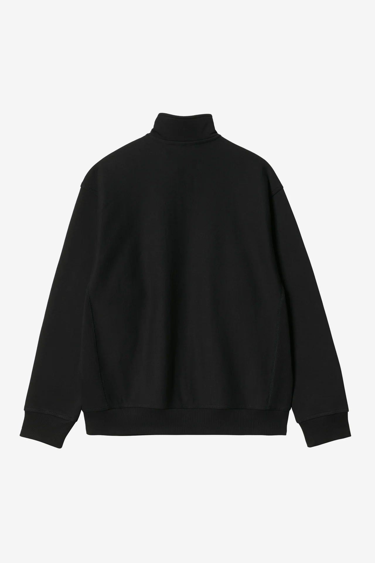 Carhartt Half Zip American Script Sweat - Black - Stencil