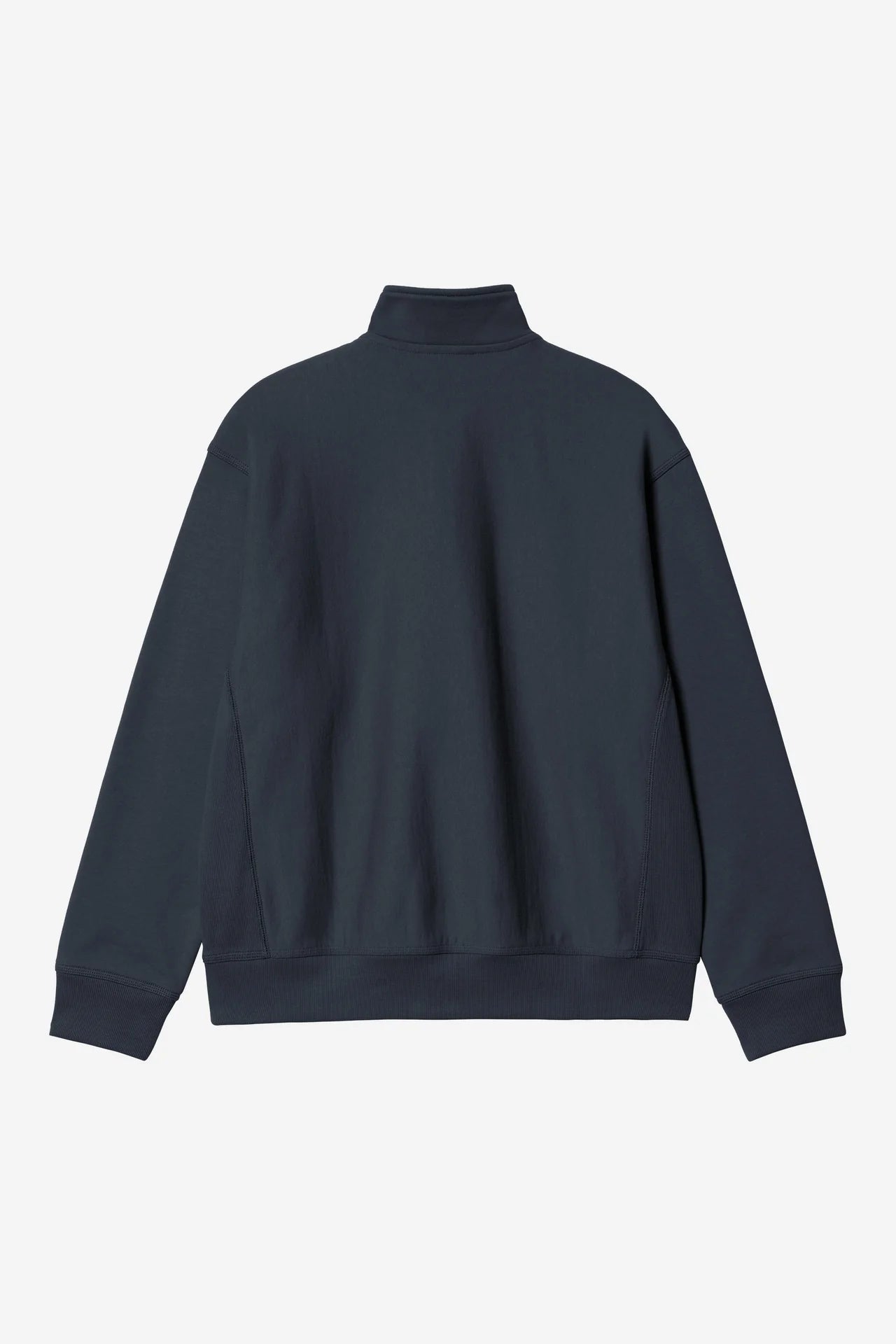 Carhartt Half Zip American Script Sweat - Deep Night - Stencil