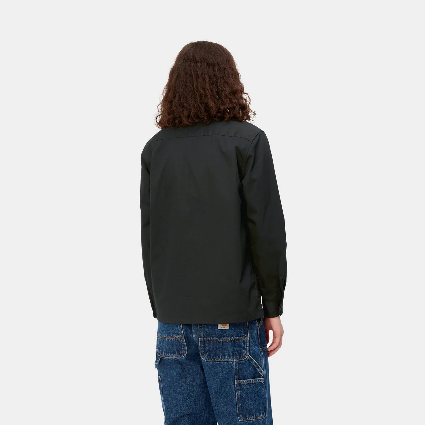 Carhartt L/S Master Shirt - Black - Stencil