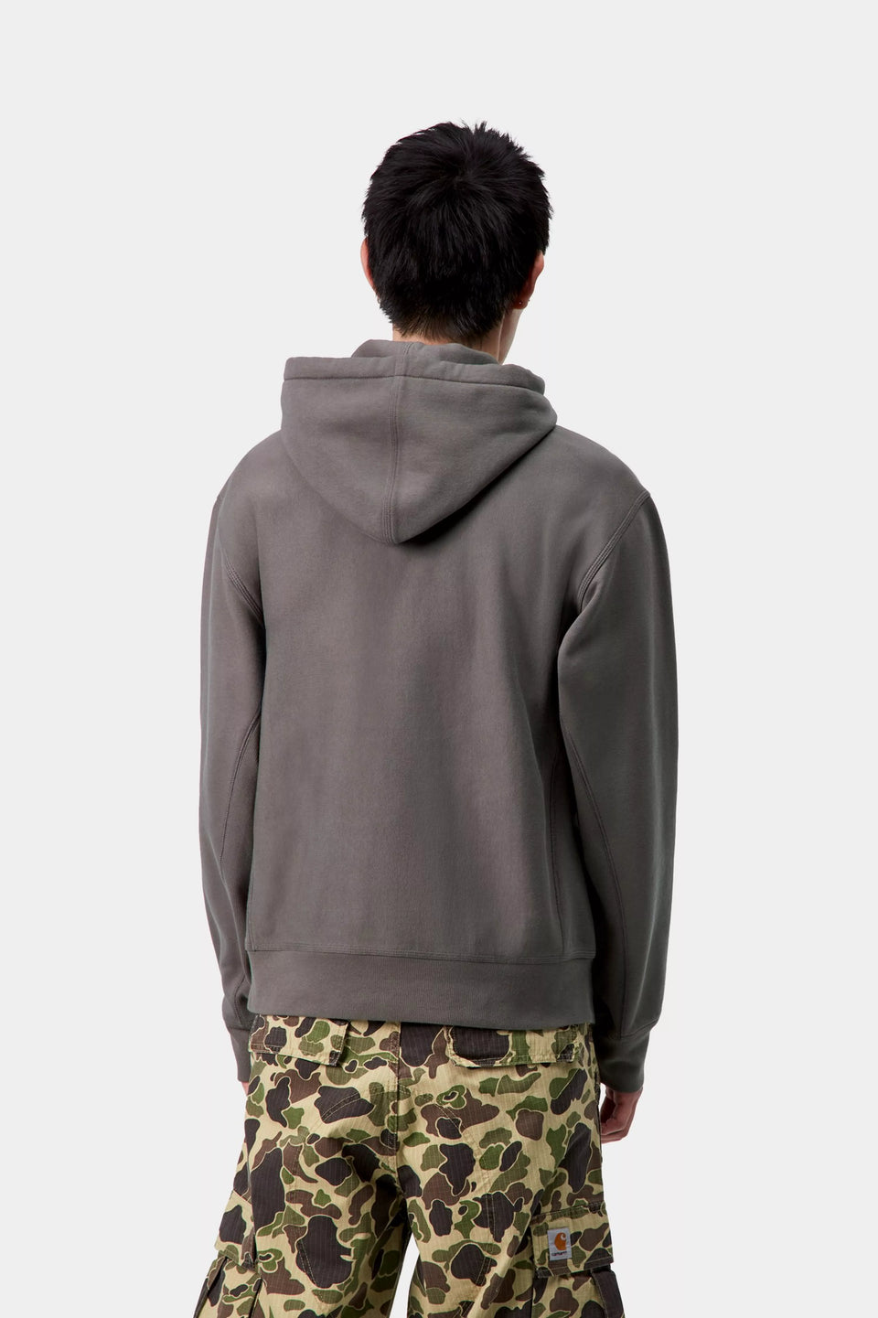 Carhartt Hooded American Script Sweat - Porphyry
