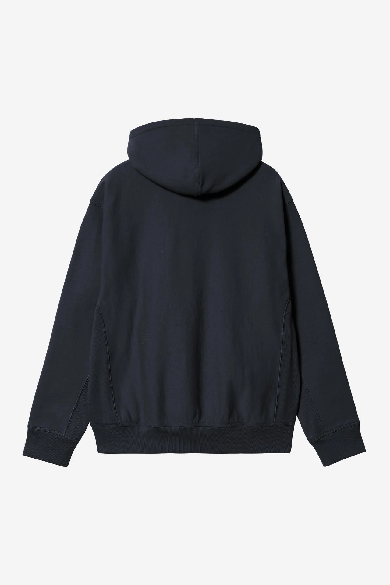 Carhartt Hooded American Script Sweat - Deep Night - Stencil